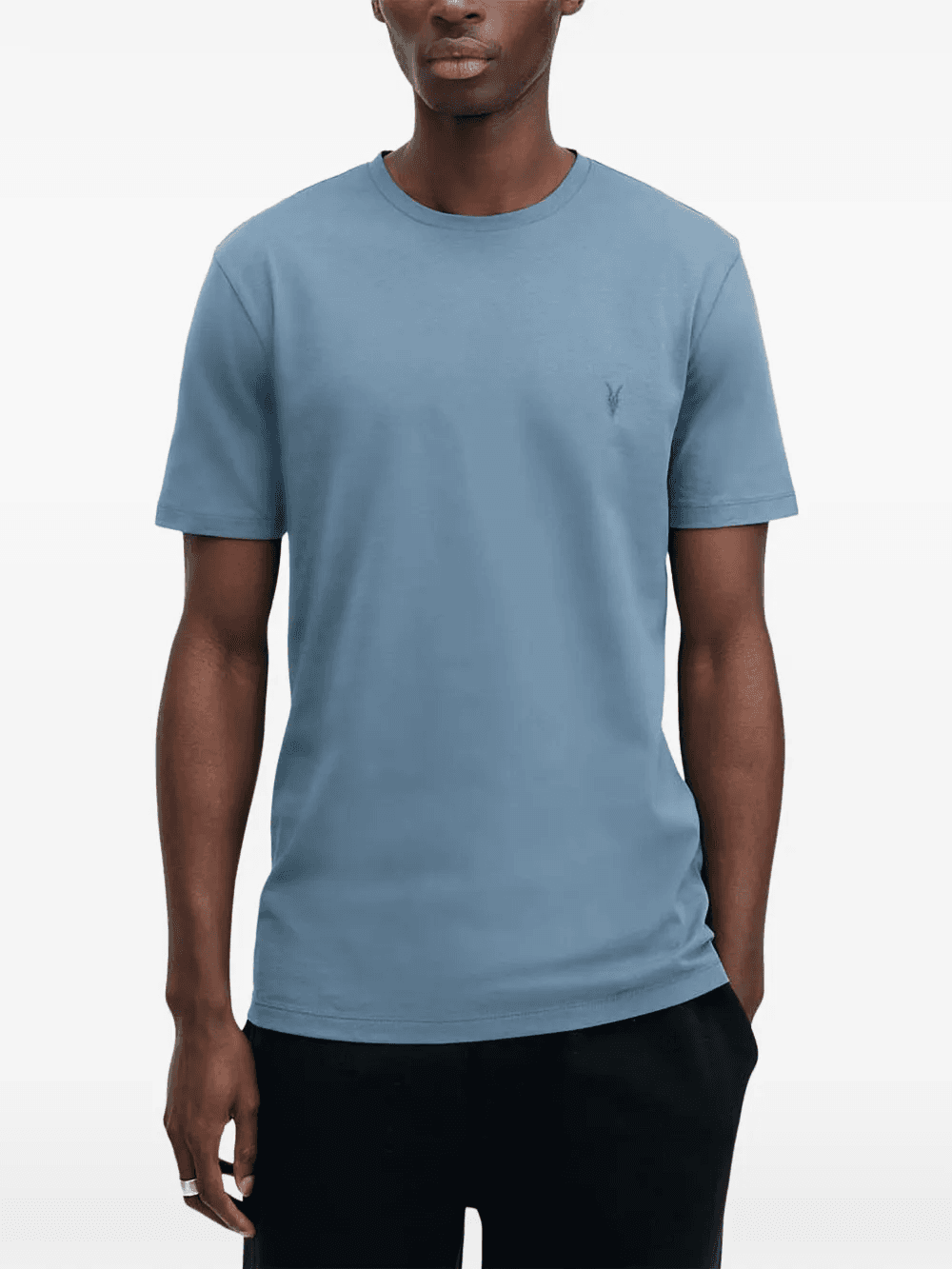 Brace logo-embroidered round-neck T-shirt - Image 1