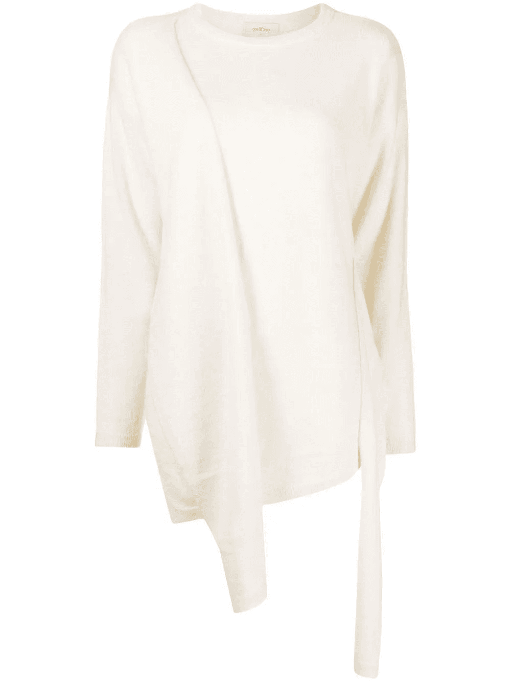 asymmetric-hem knitted top - Image 1
