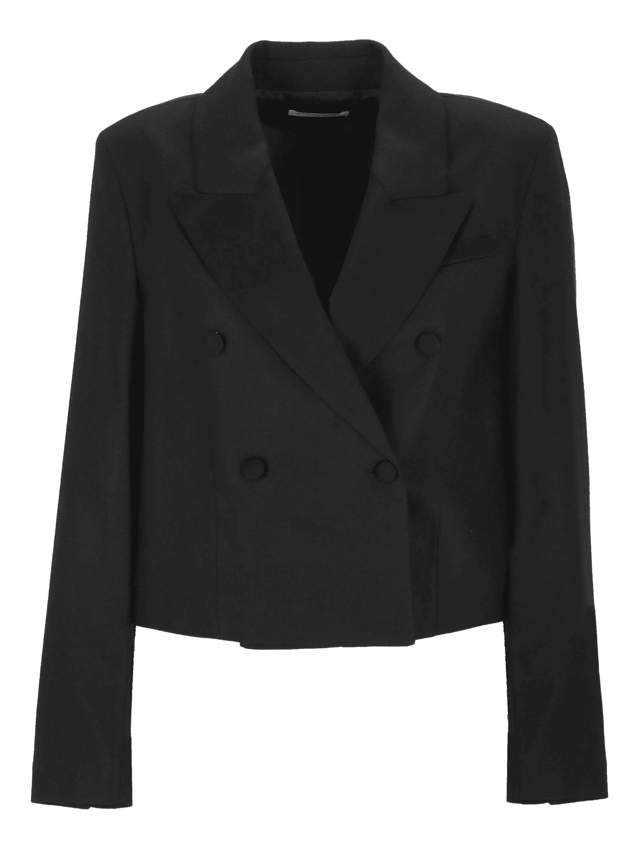 cropped double-breasted blazer - Image 1