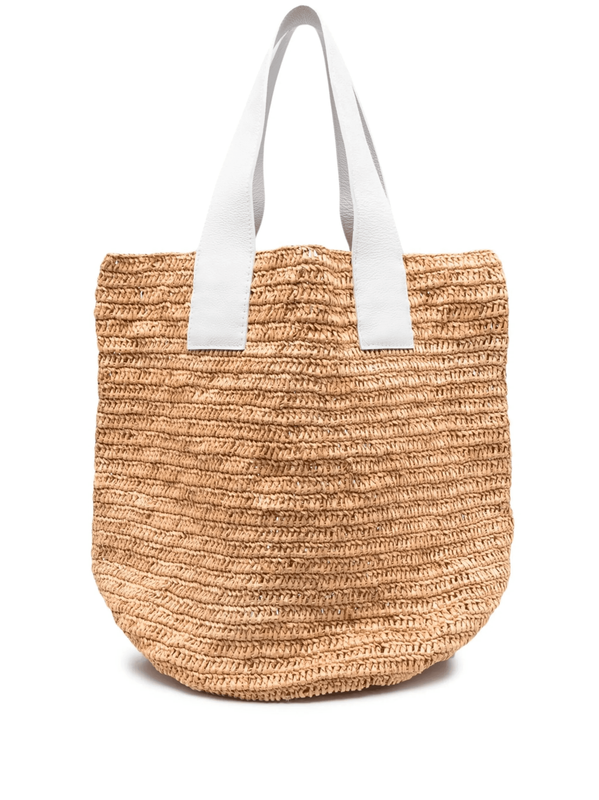 interwoven-straw oversize tote bag - Image 1