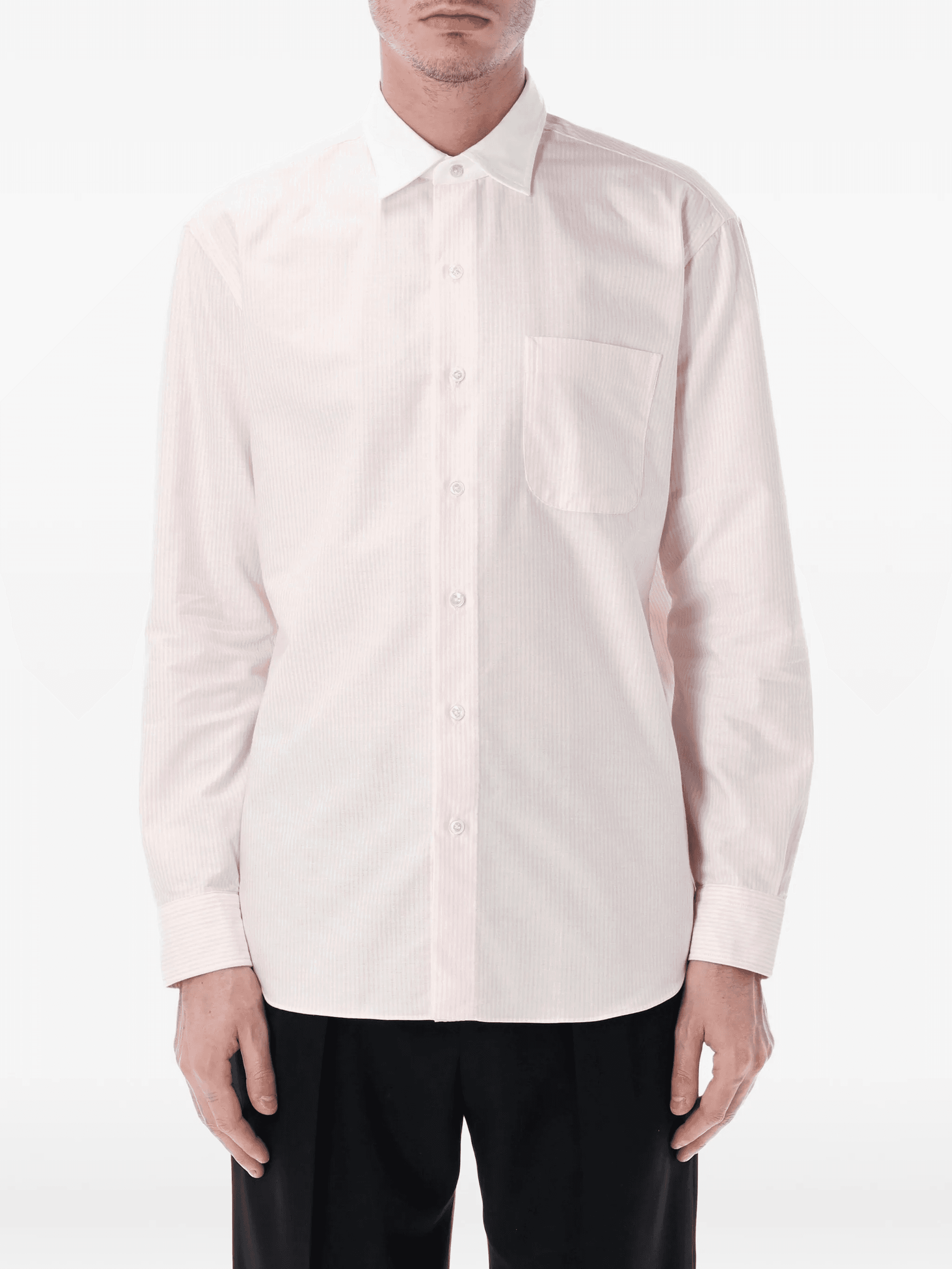 Alberto striped pocket shirt - Image 1