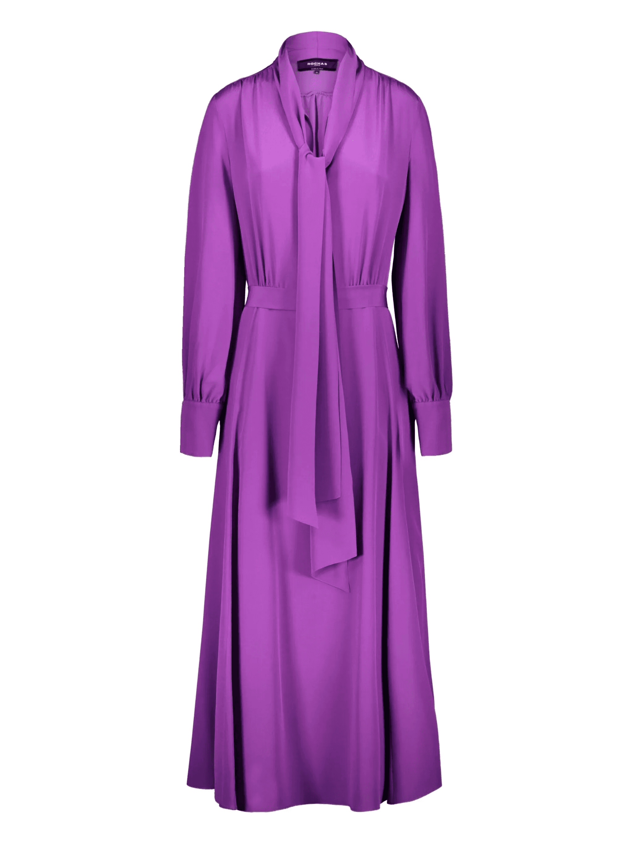 tie-neck long dress - Image 1