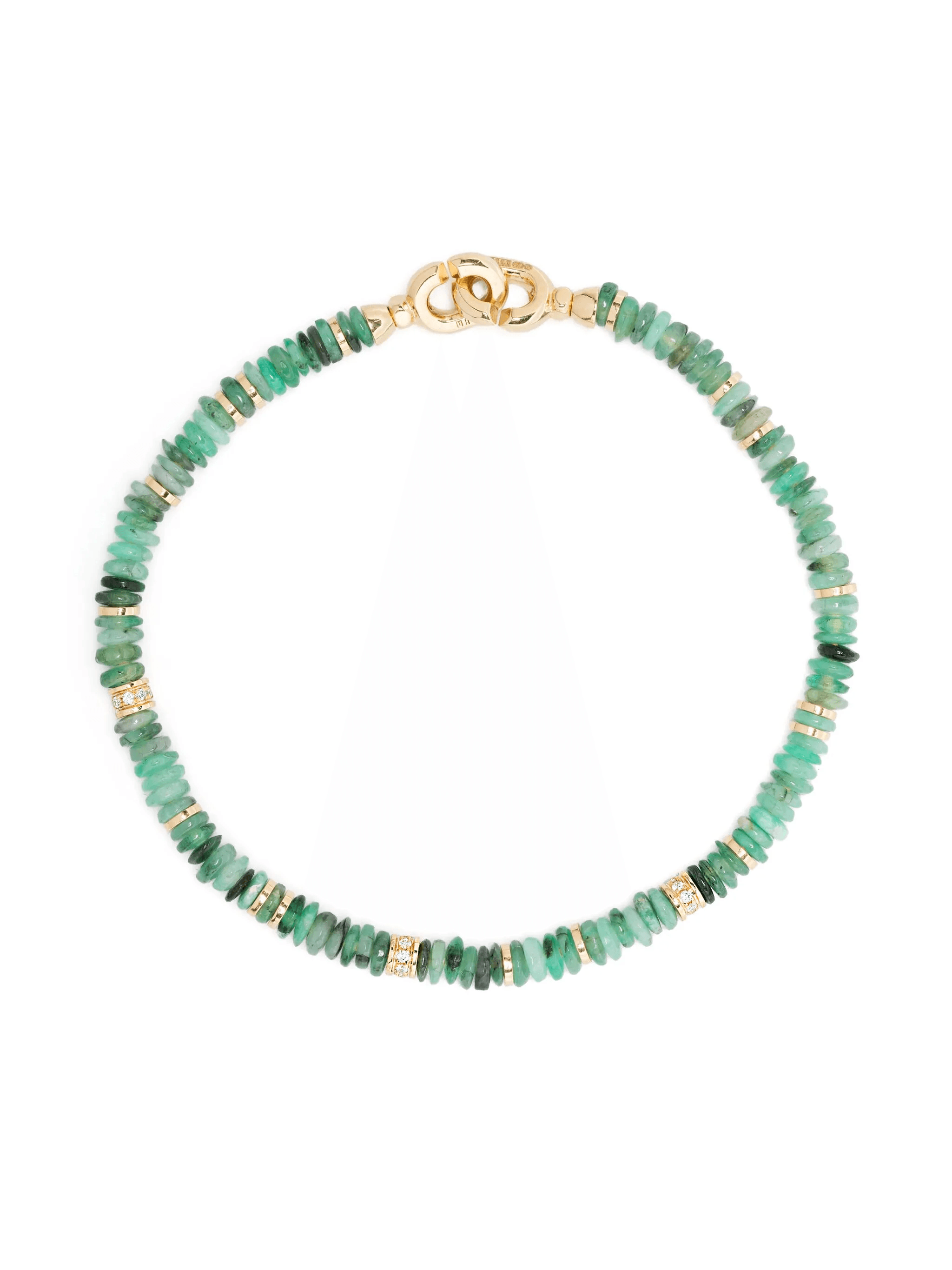 18K yellow gold Shine diamonds bracelet - Image 1