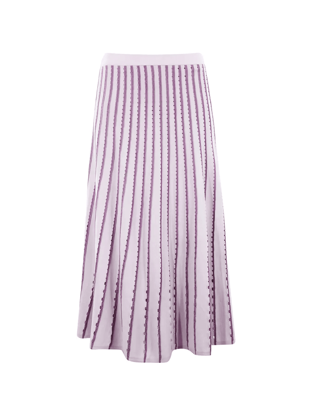 pinstripe-pattern skirt - Image 1