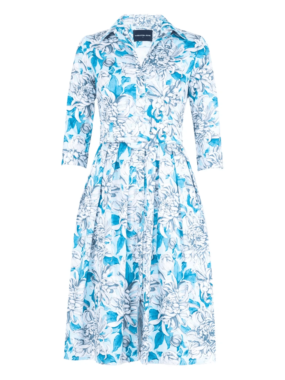 Audrey floral-print midi dress - Image 1