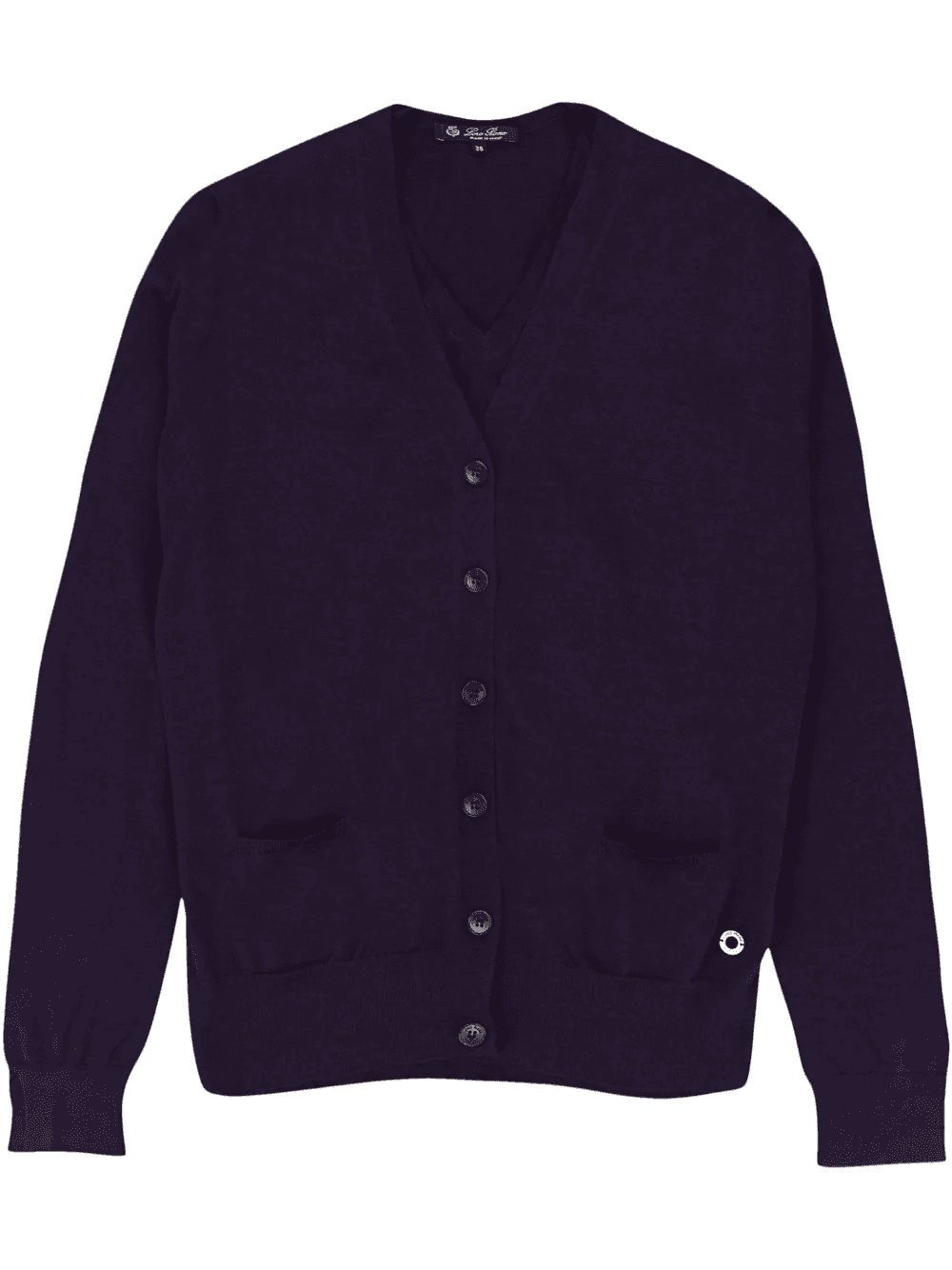 V-neck cashmere cardigan - Image 1