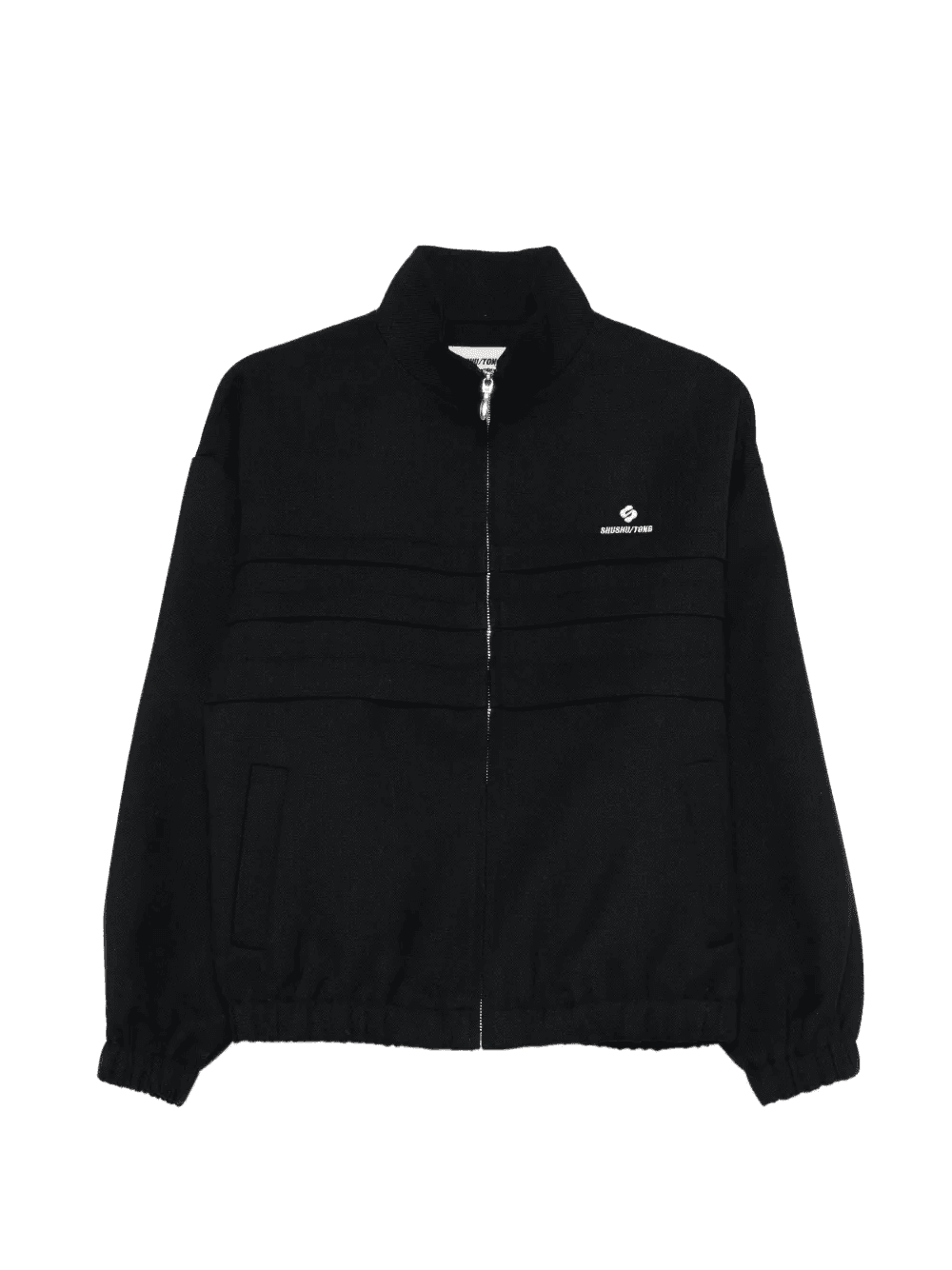 tucked-seam oversized jacket - Image 1