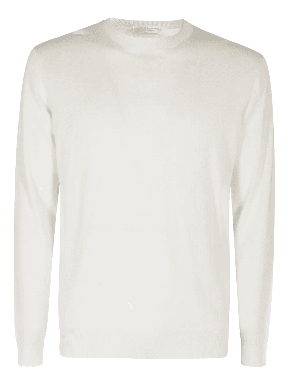 crew-neck fine-knit sweater - Image 1