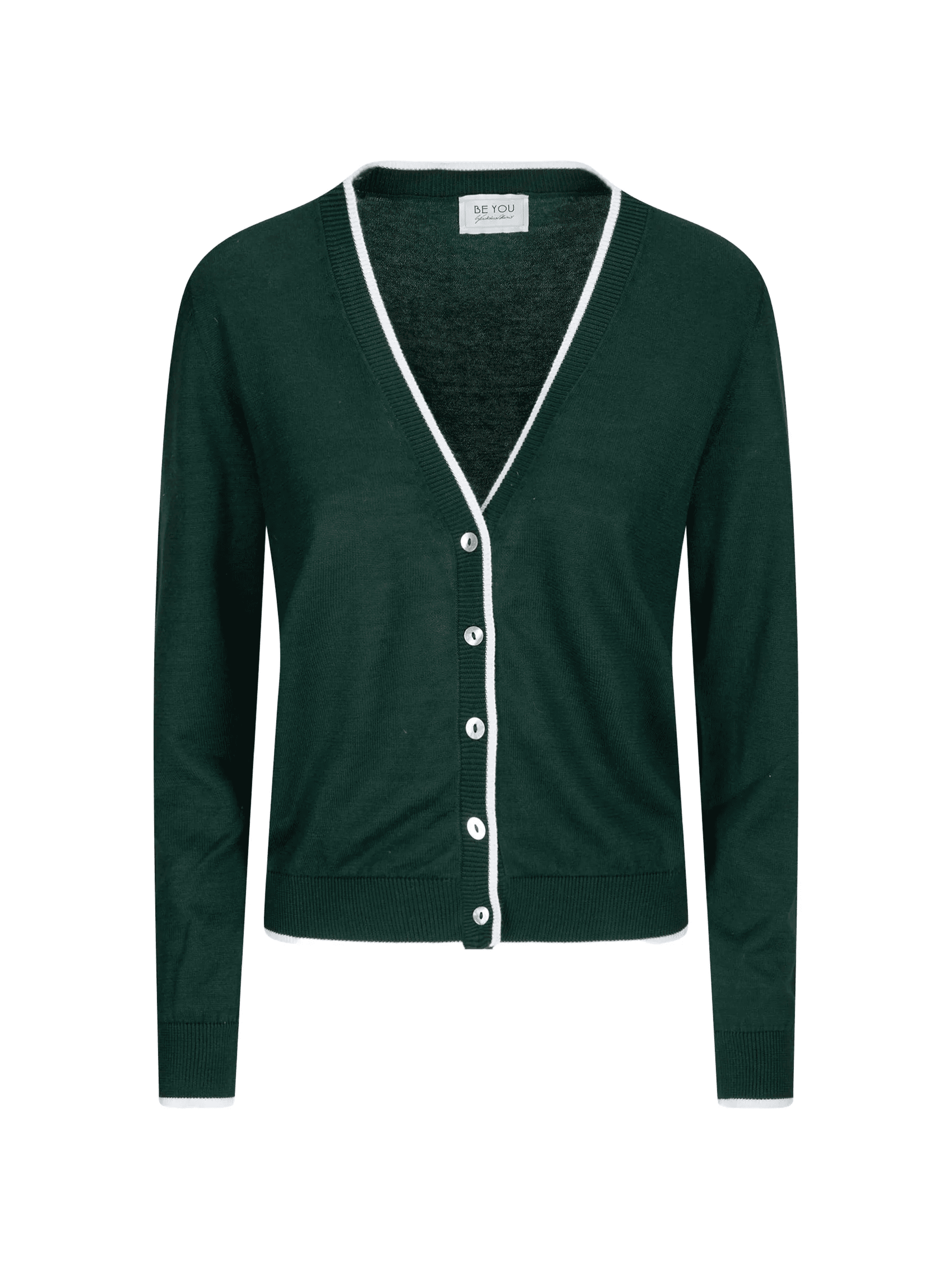 V-neck buttoned cardigan - Image 1