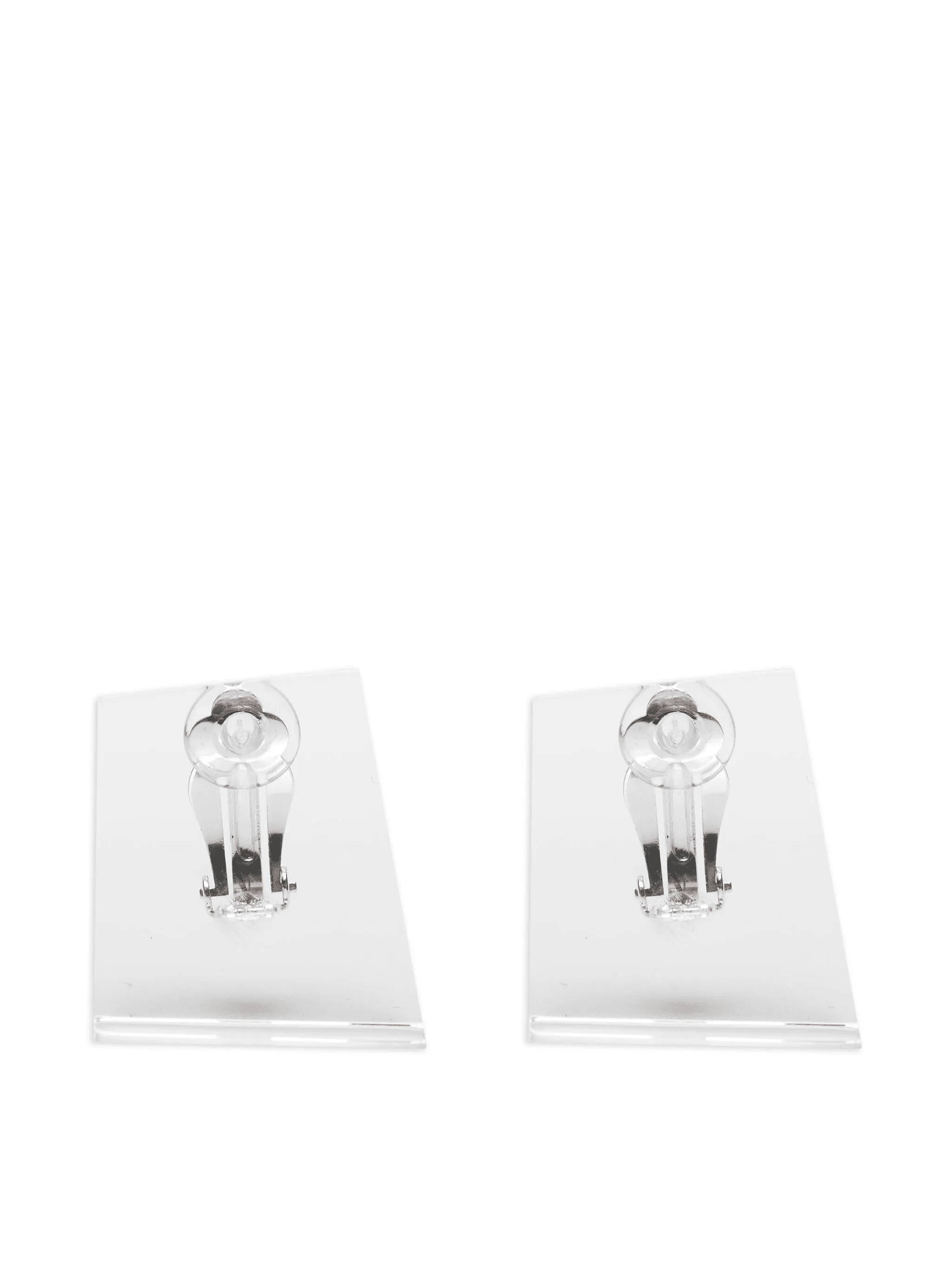 square-shape clip-on earrings - Image 1