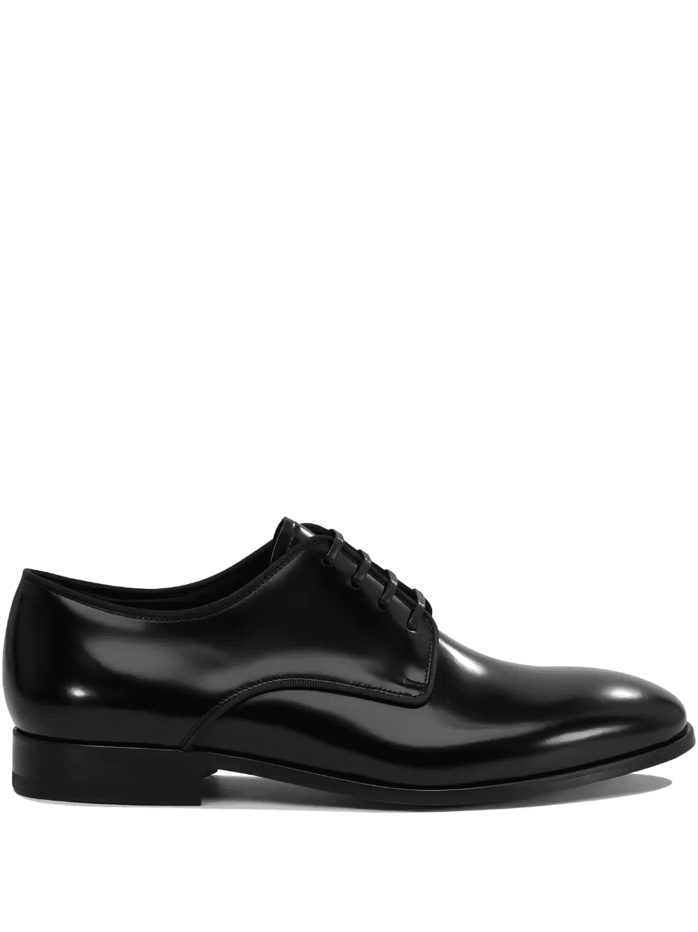 leather lace-up derby shoes - Image 1