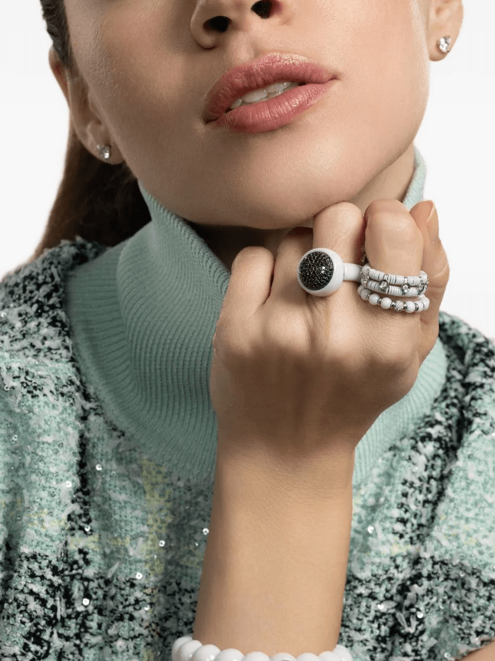 Two Row Musa diamond ring - Image 1