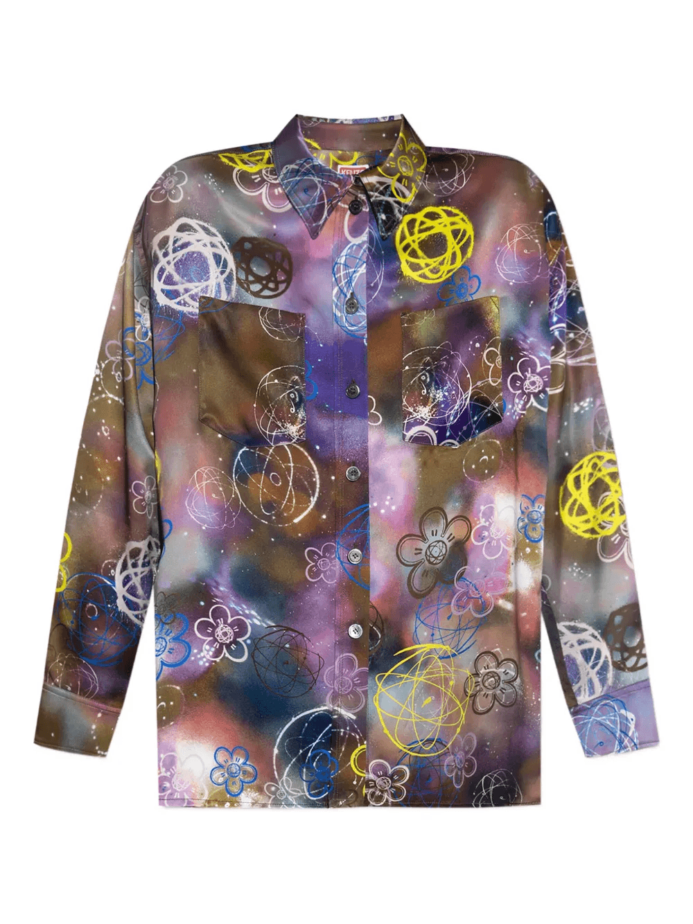 x Futura 2000 floral-atom shirt - Image 1