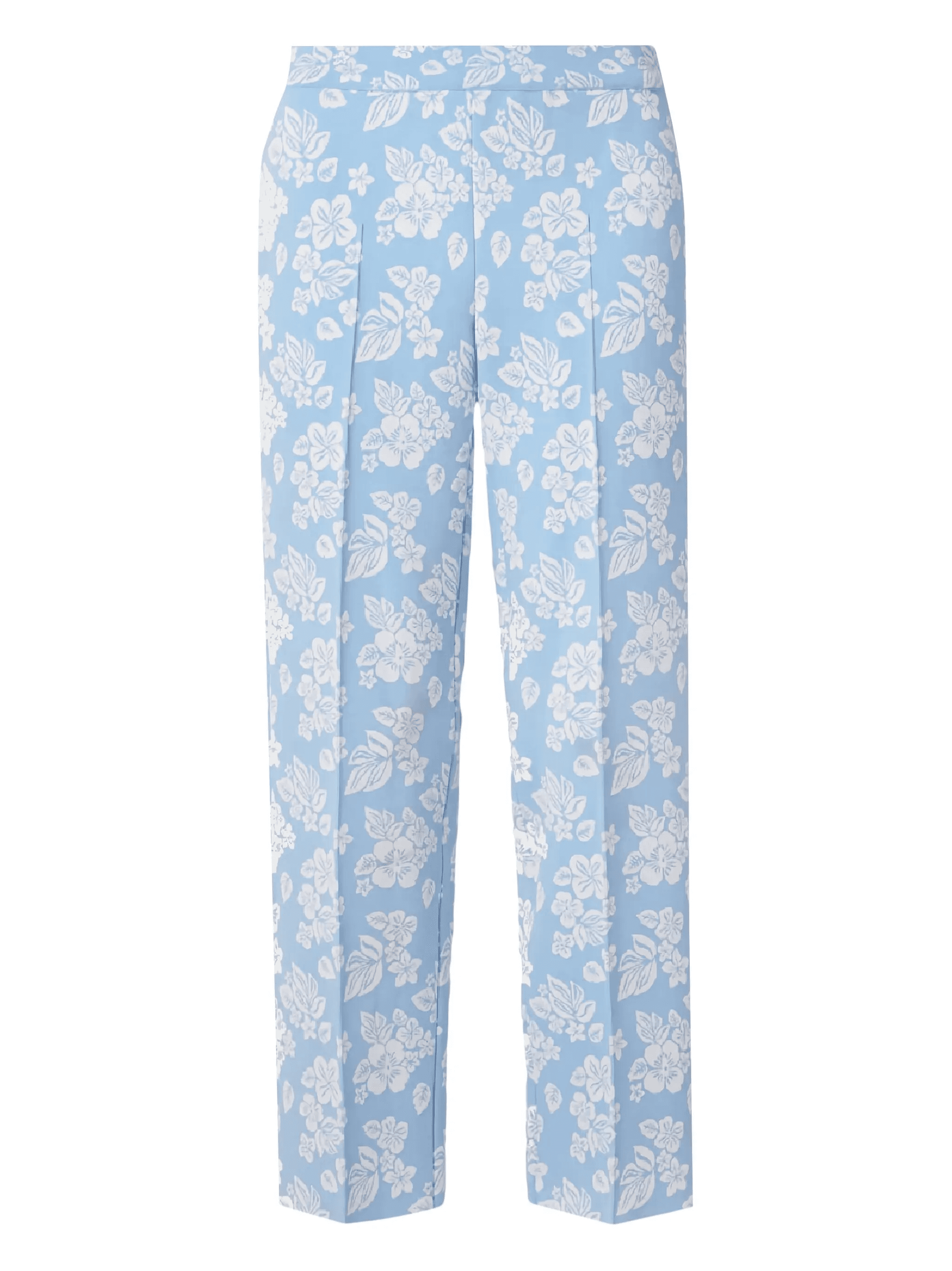 Louis jacquard-pattern floral trousers - Image 1
