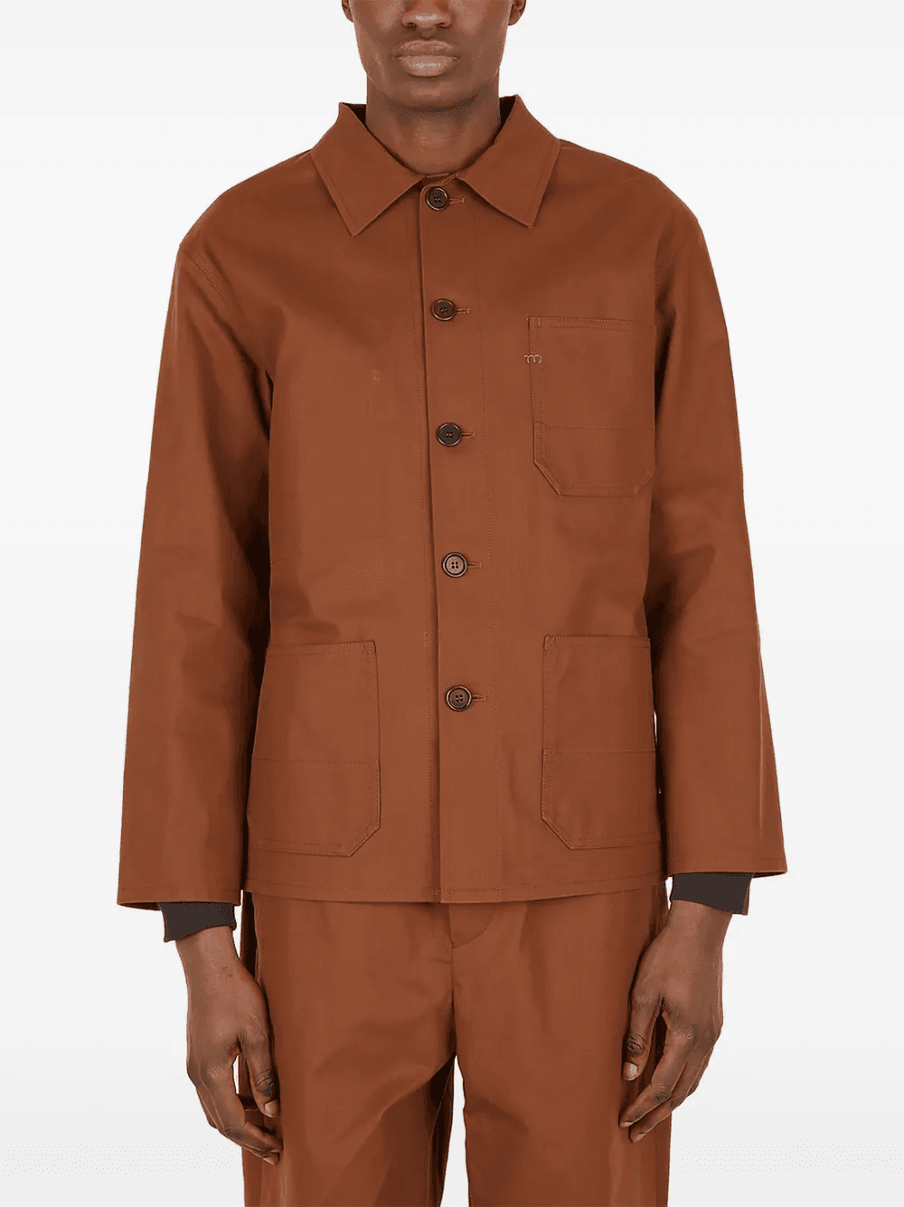 patch-pocket overshirt - Image 1