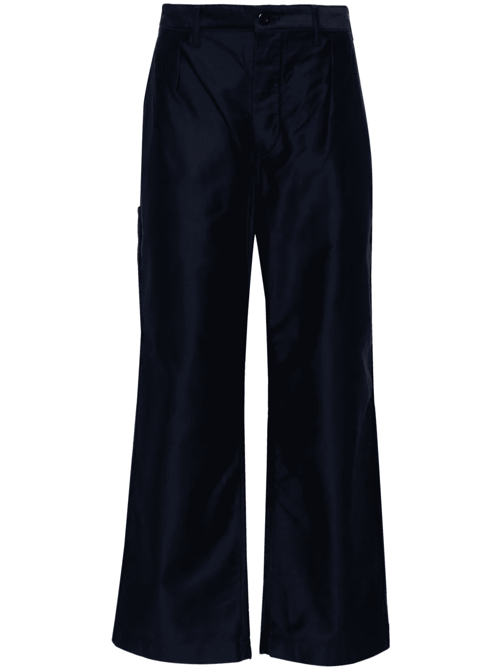 straight-leg cotton trousers - Image 1