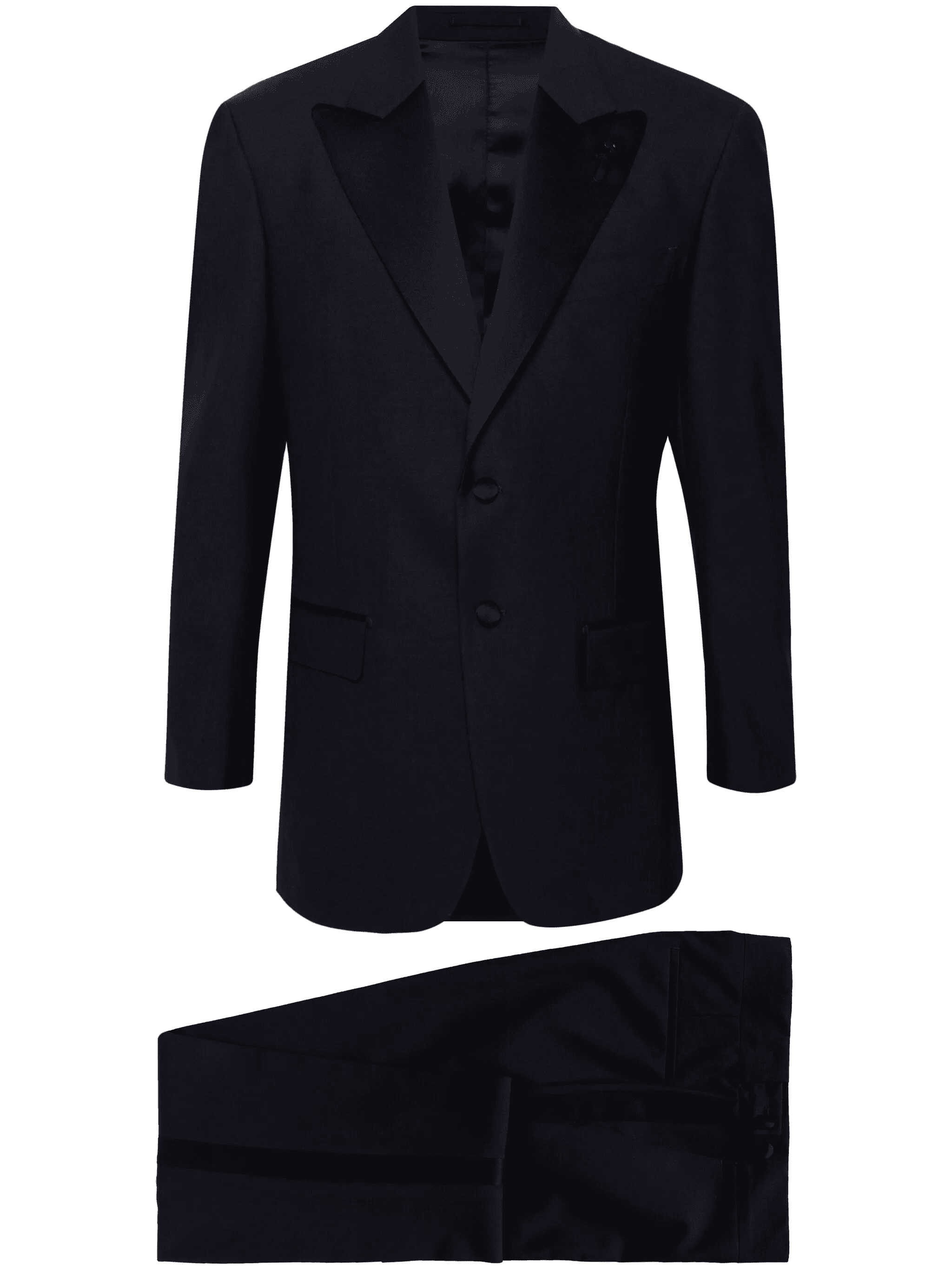single-breasted wool-blend suit - Image 1