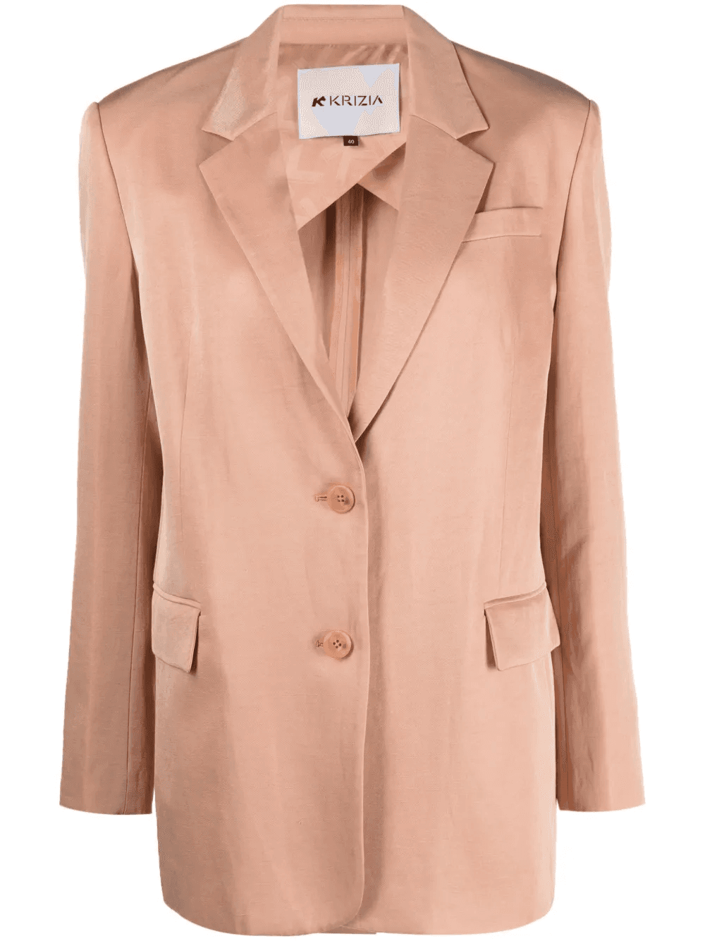 single-breasted blazer - Image 1