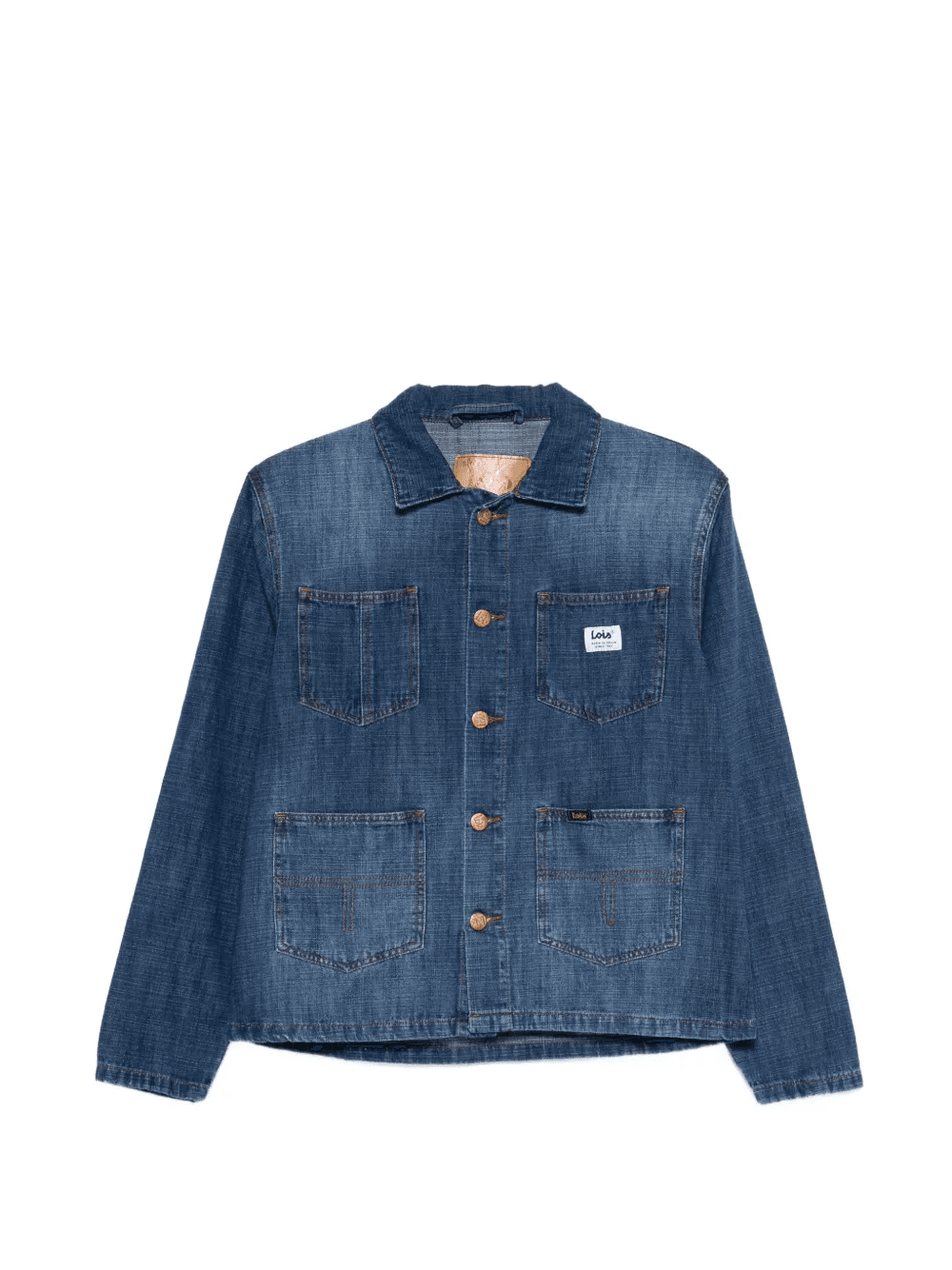 Gabriela patch-pockets cotton Jacket - Image 1