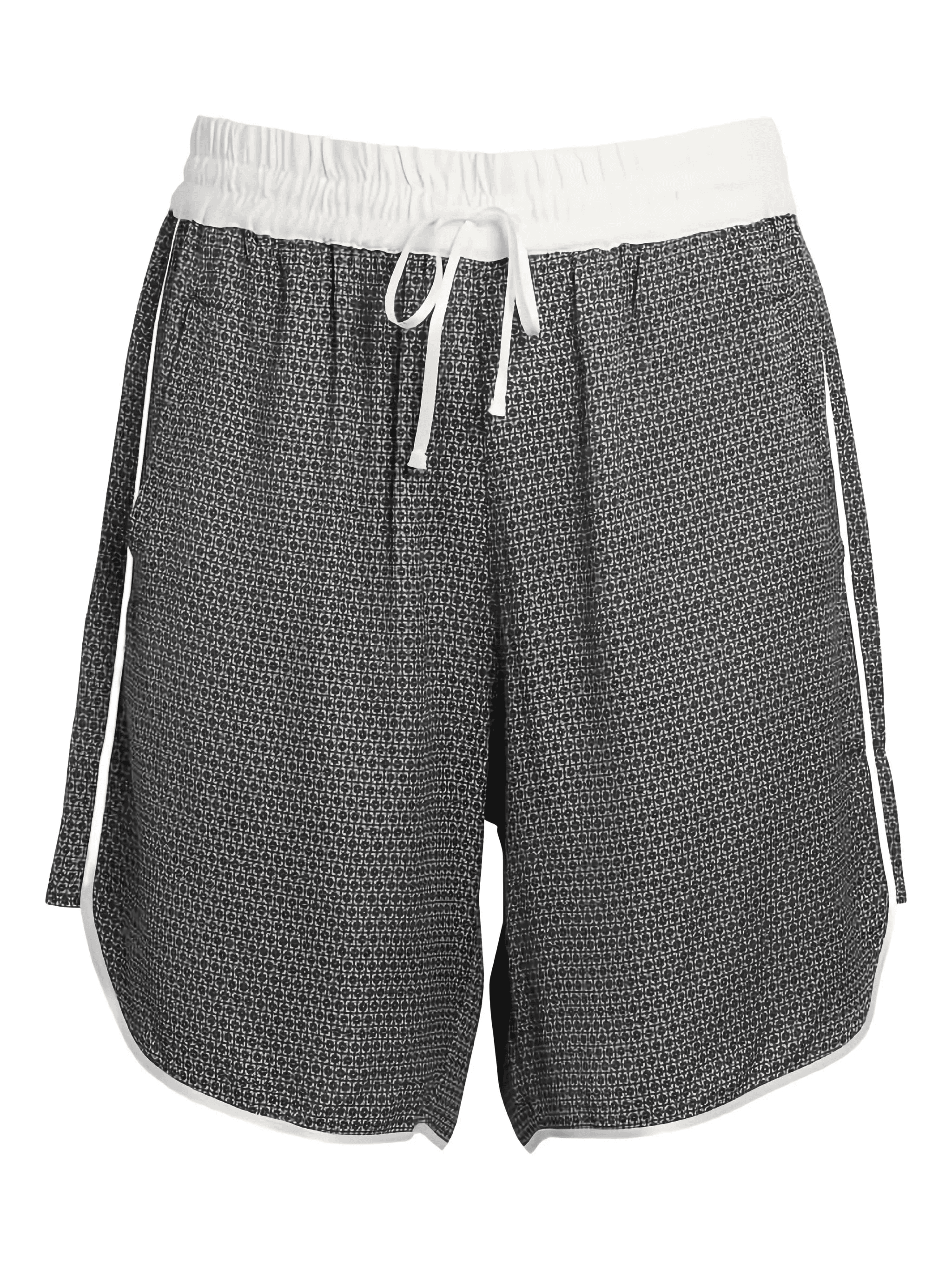 patterned drawstring shorts - Image 1