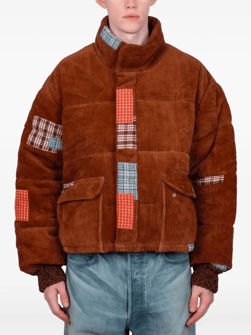 Yanam patchwork corduroy jacket - Image 1