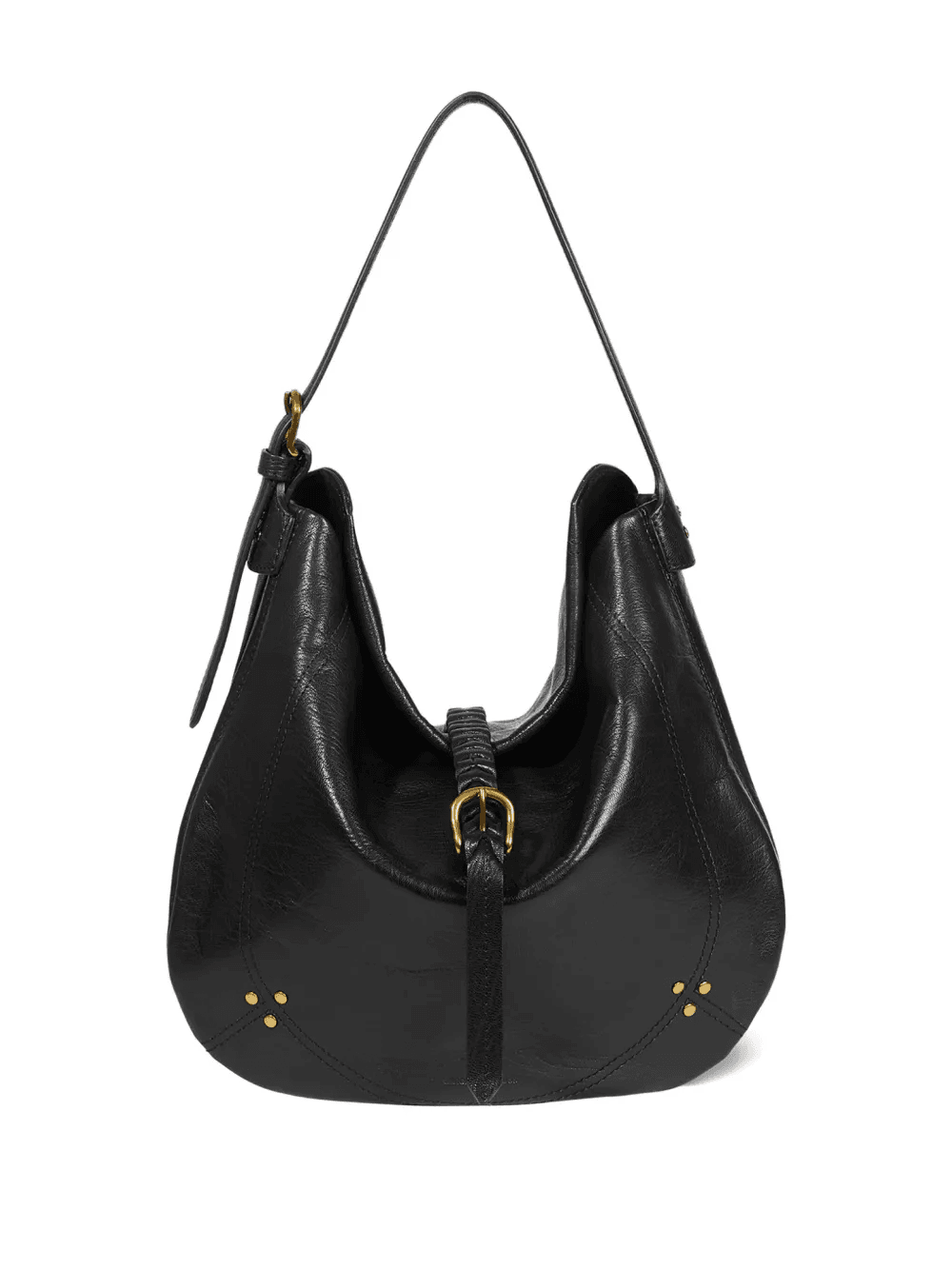 Luis buckle studded shoulder bag - Image 1