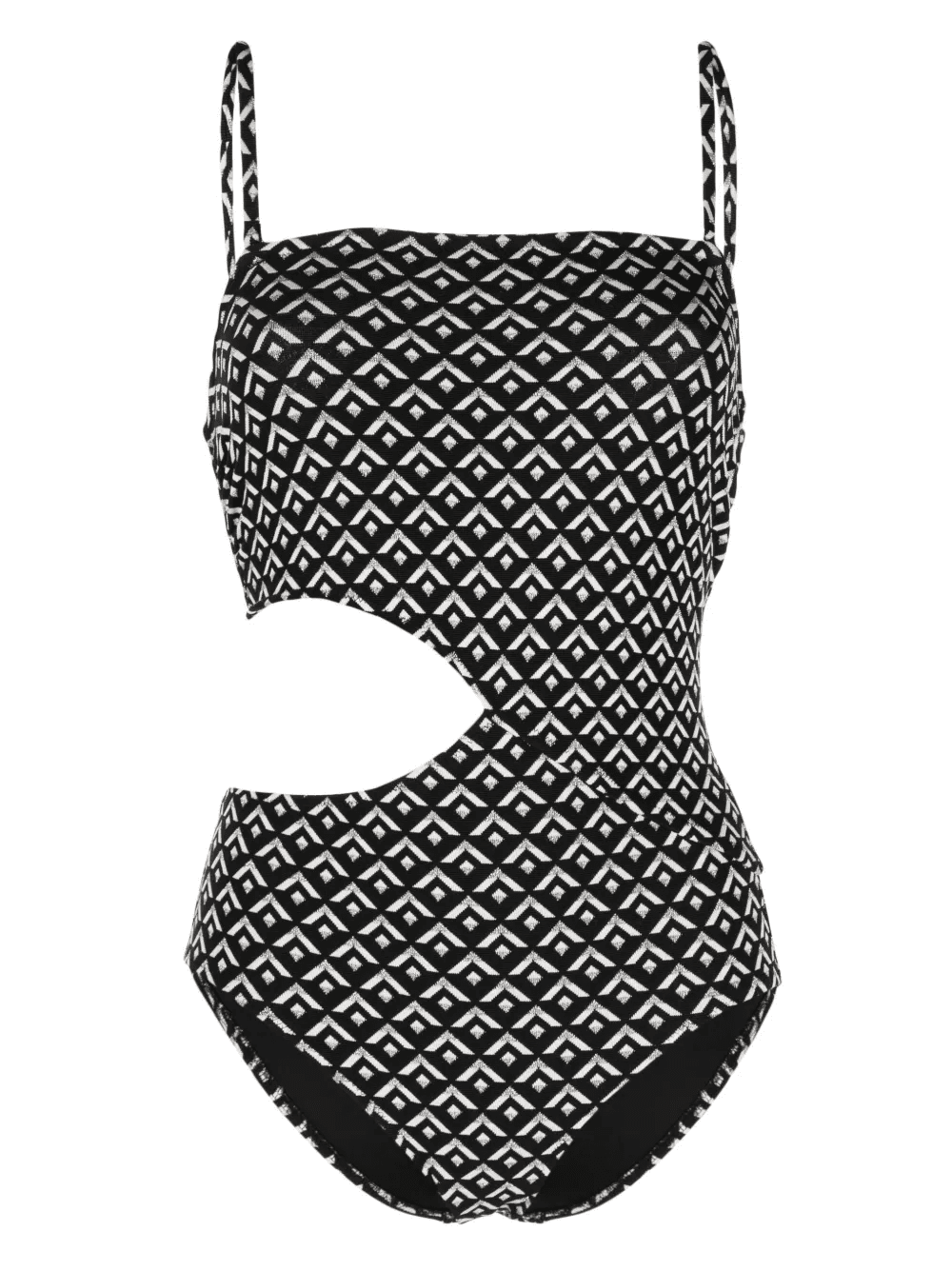 The Cameron geometric-pattern swimsuit - Image 1