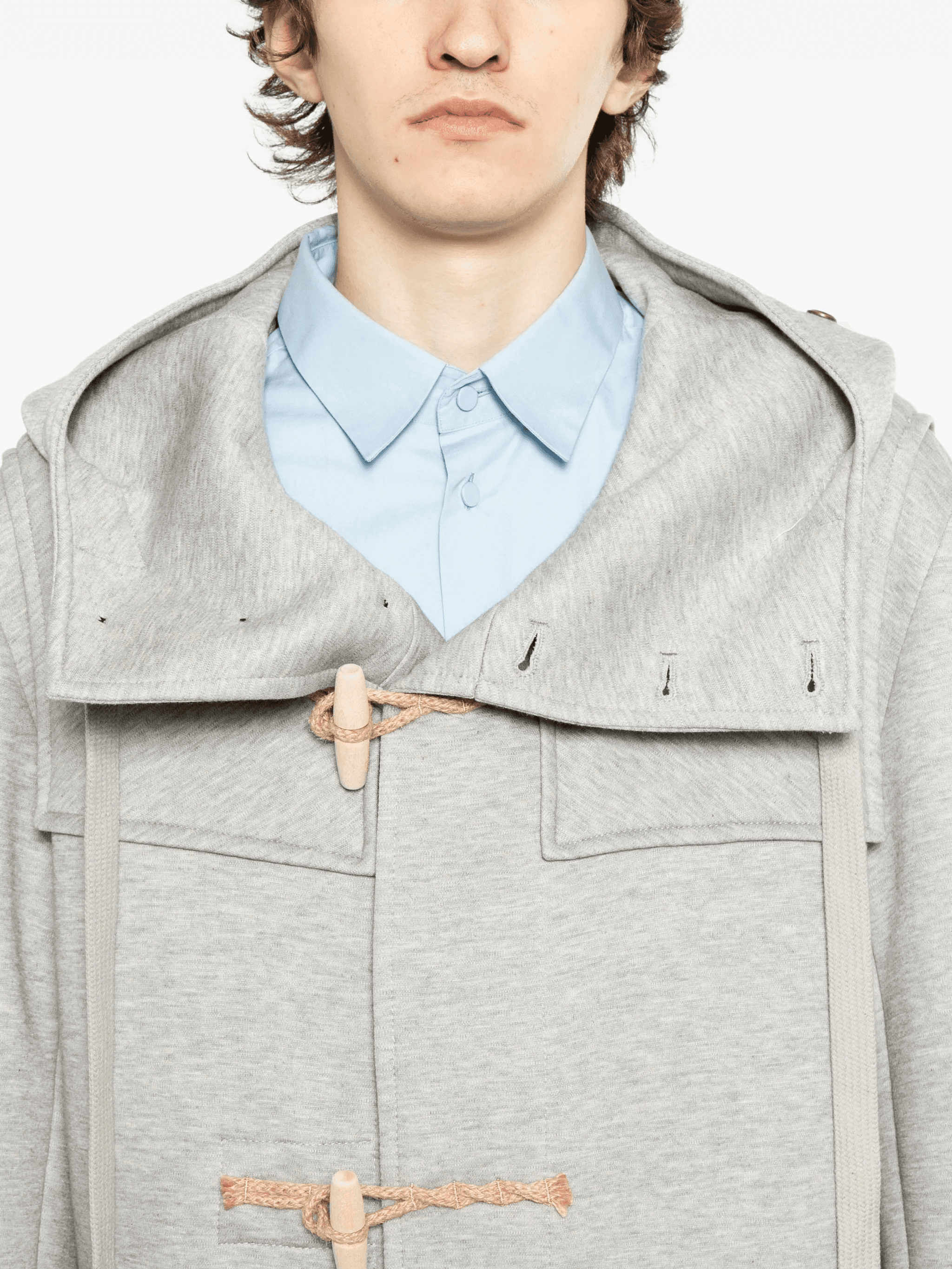 hooded duffle coat - Image 1