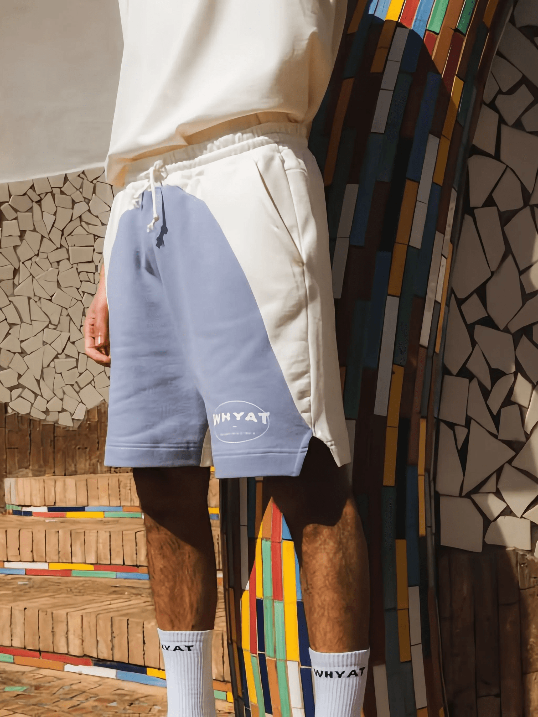 circle logo shorts - Image 1