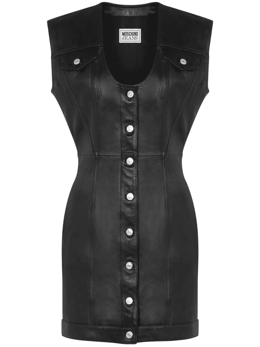 leather mini dress - Image 1