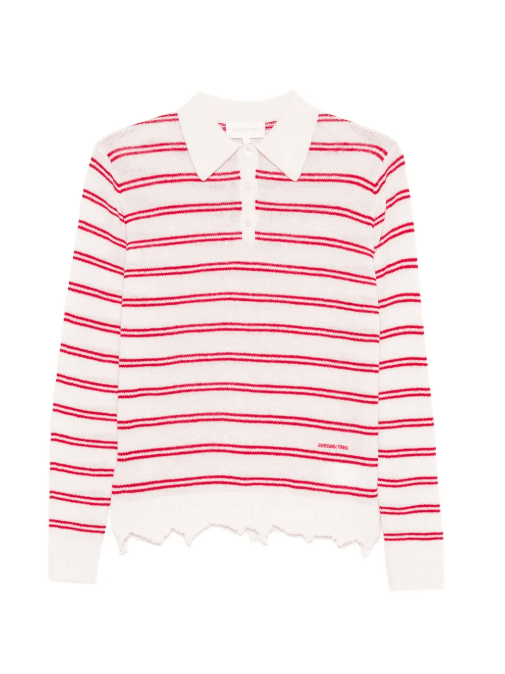 striped polo top - Image 1