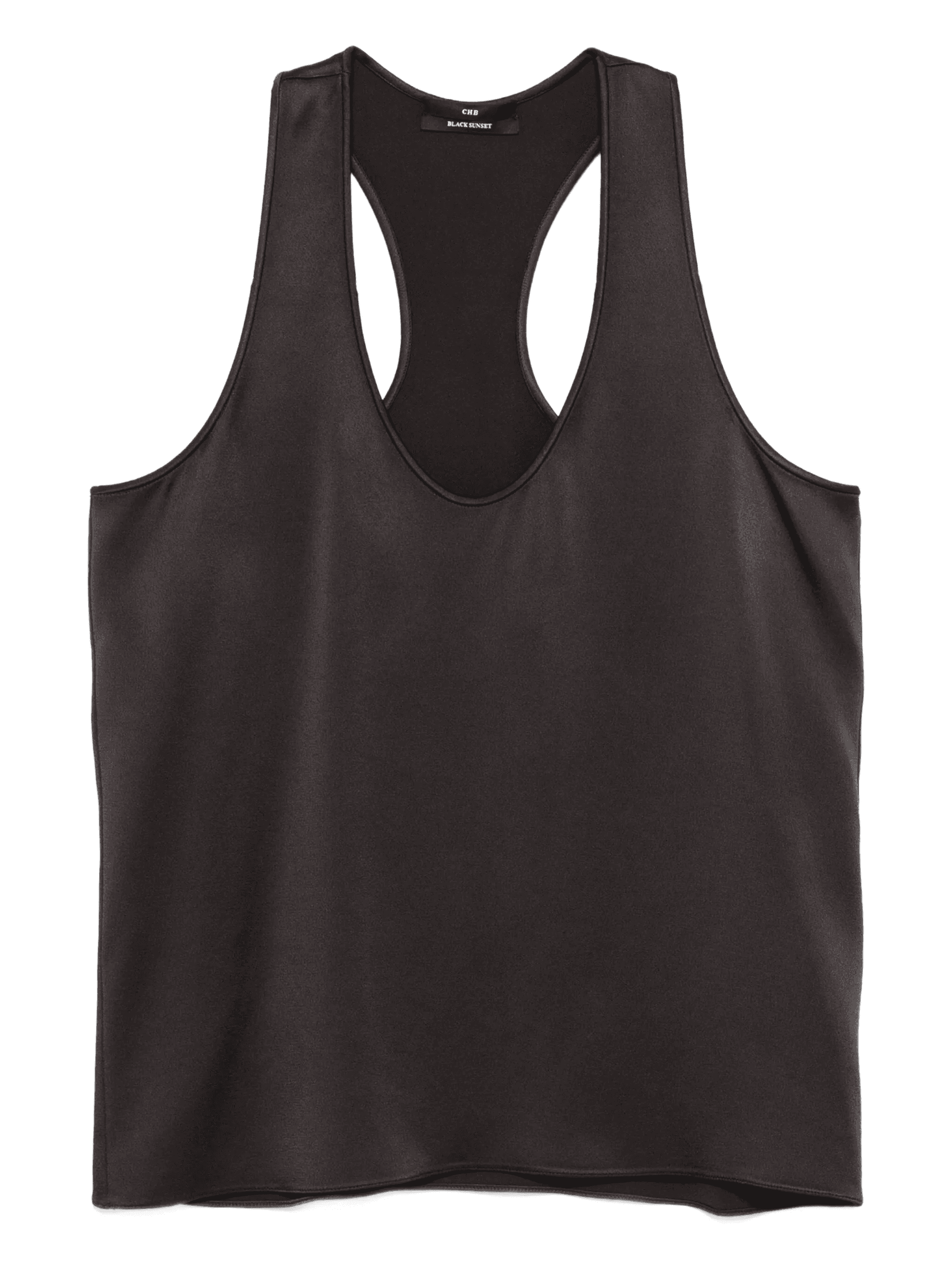 racer-back satin top - Image 1