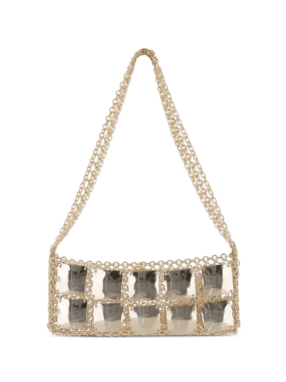 chain-plated shoulder bag - Image 1