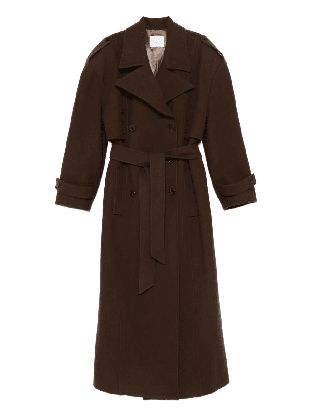 belted coat - Image 1