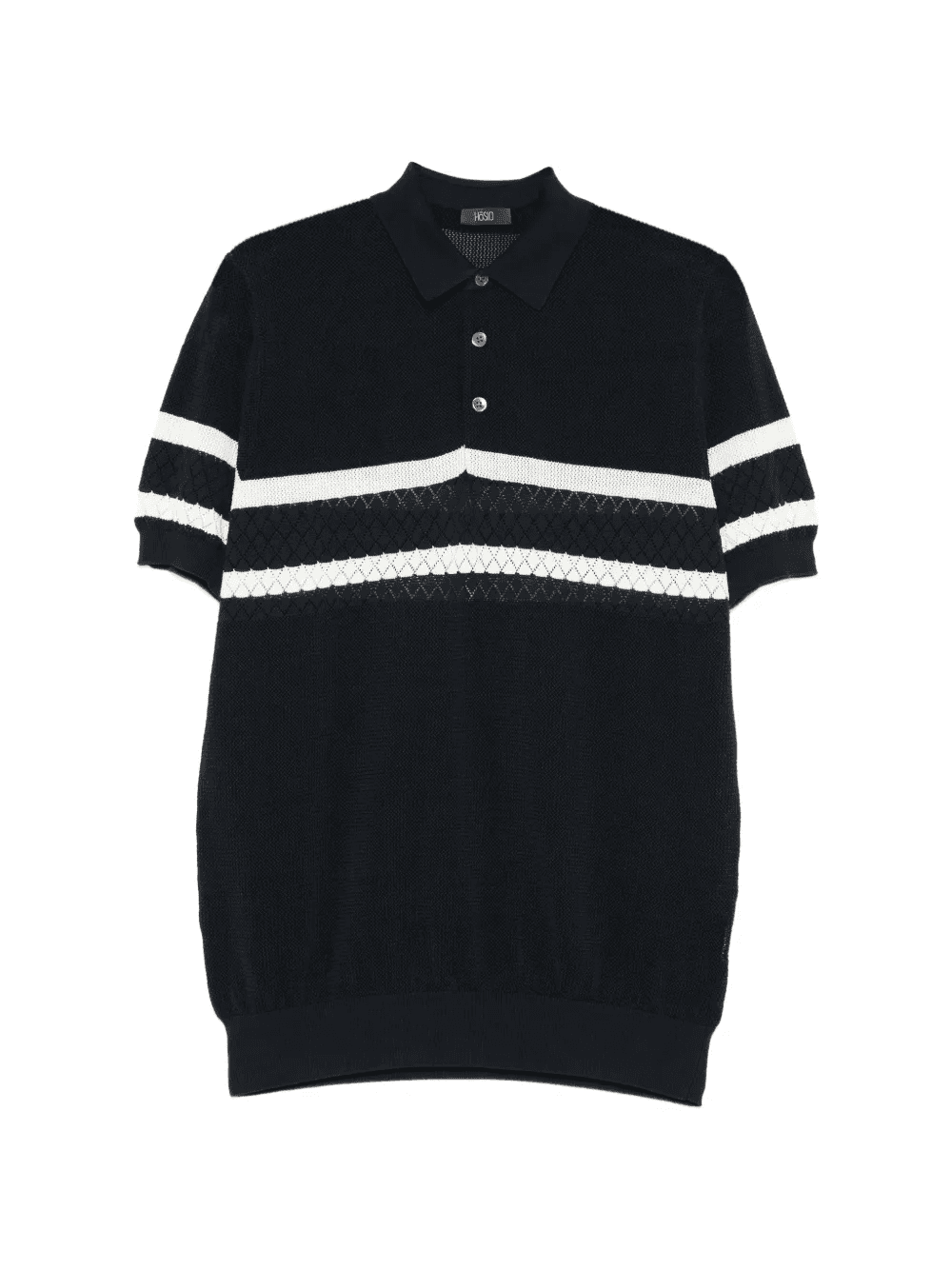 striped polo shirt - Image 1