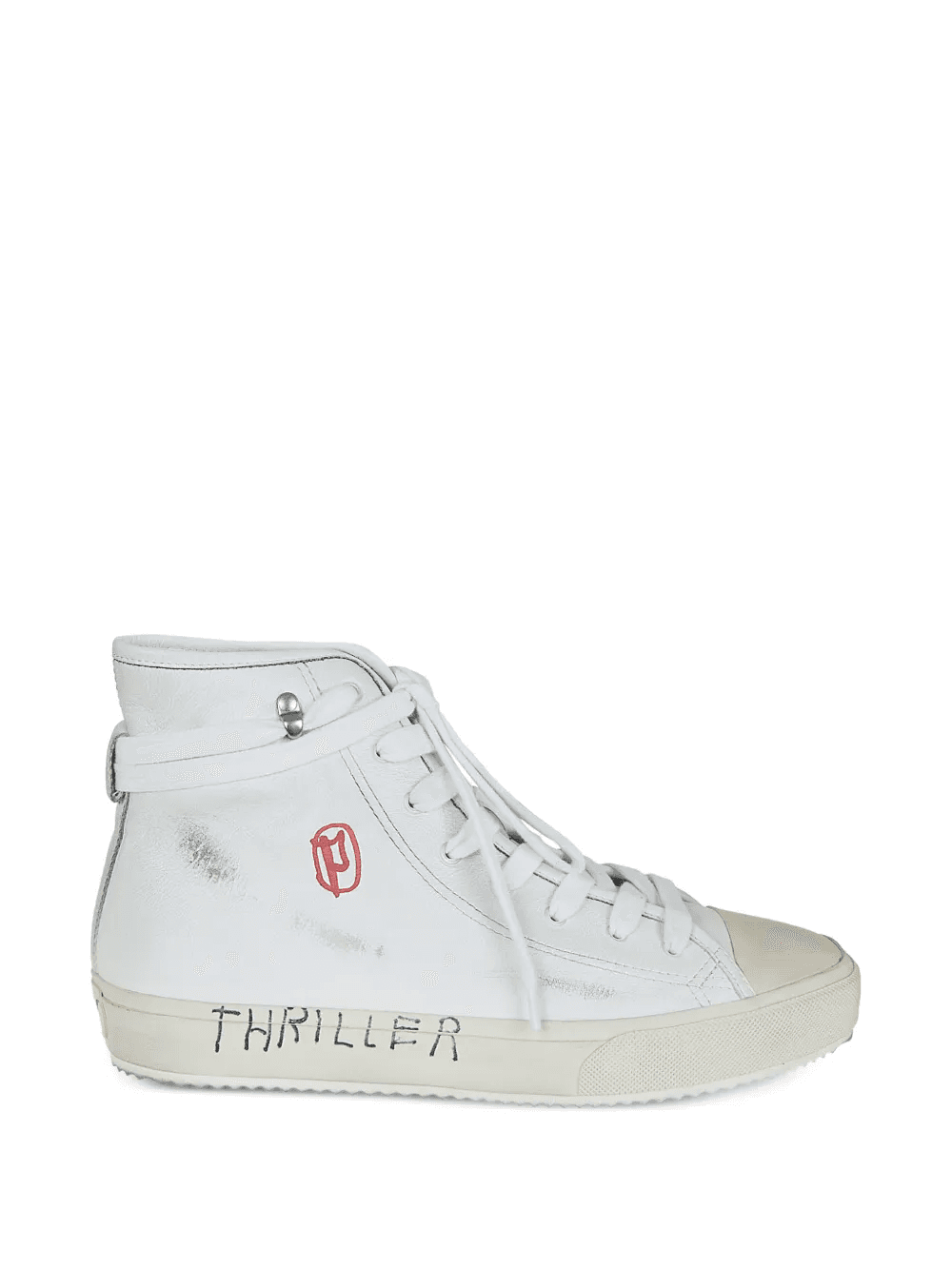 leather high-top sneakers - Image 1