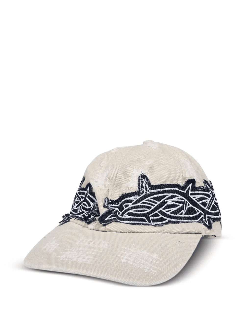 distressed-effect baseball cap - Image 1