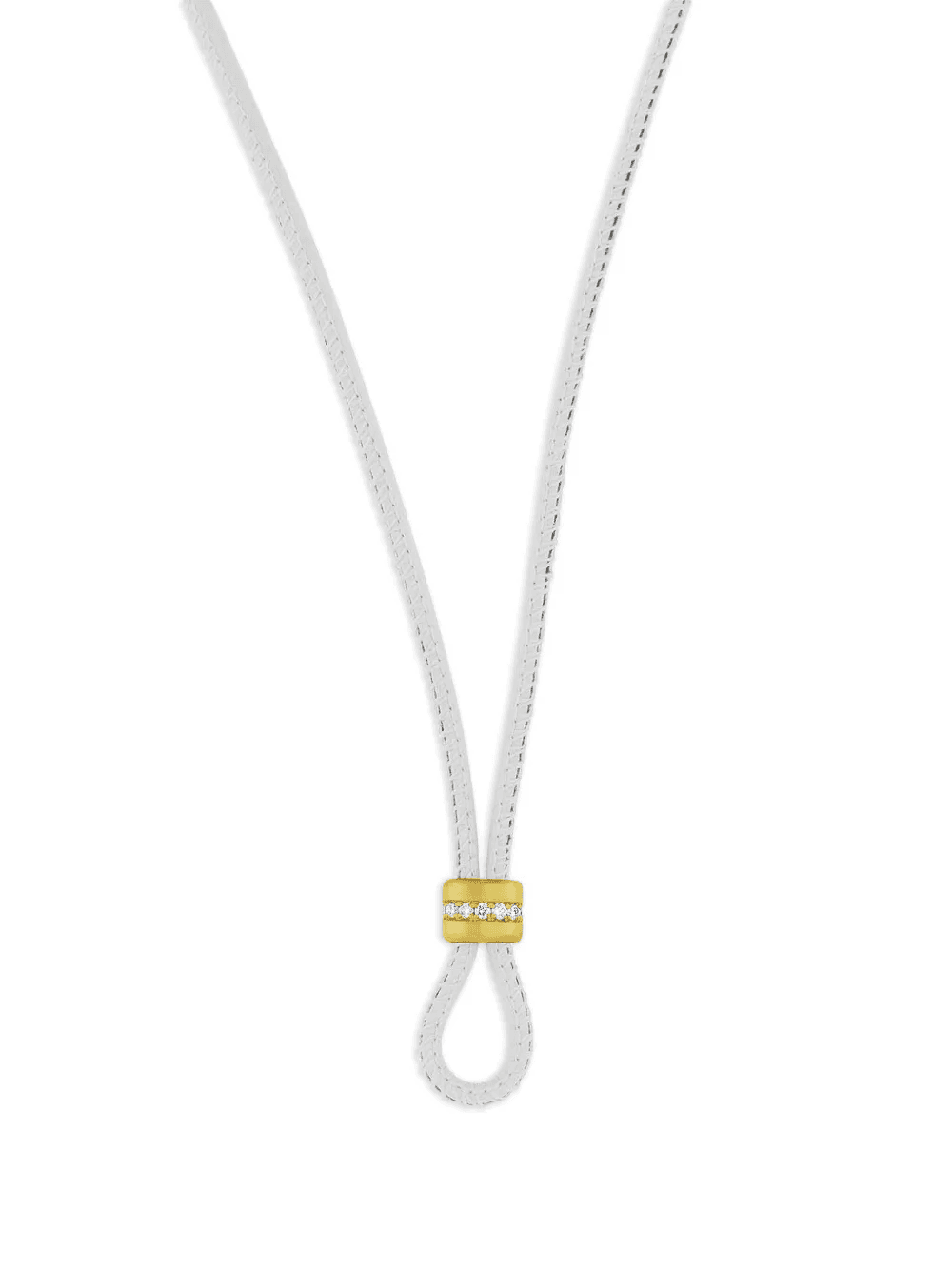 18K yellow gold Amani necklace - Image 1