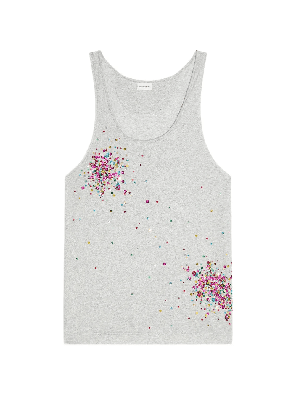 sequin-embellished tank top - Image 1