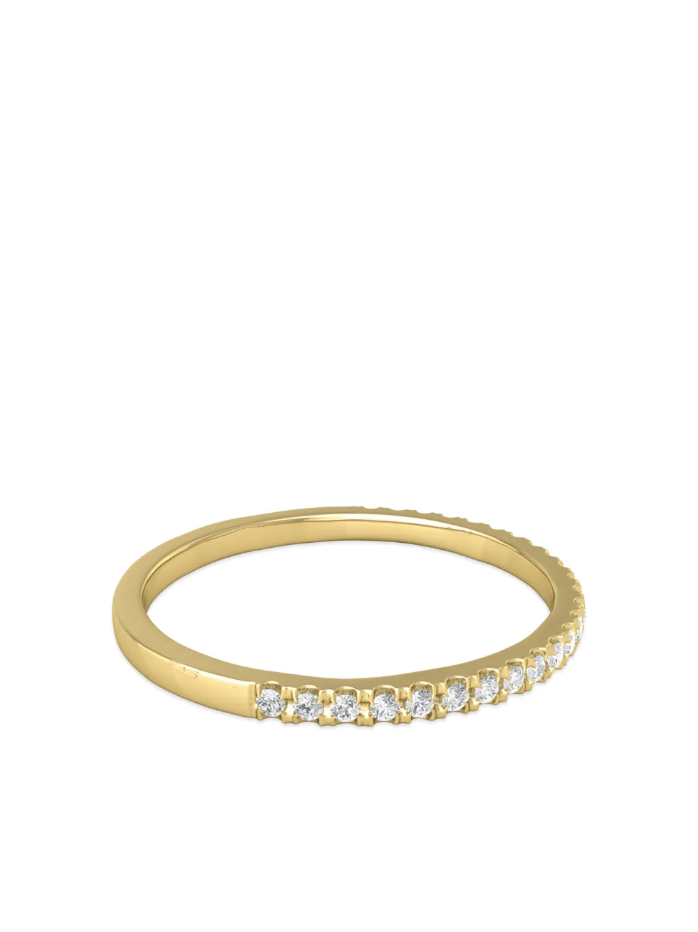 18kt recycled yellow gold Mara diamond ring - Image 1