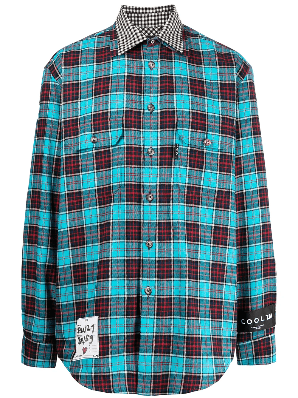 reversible plaid shirt - Image 1