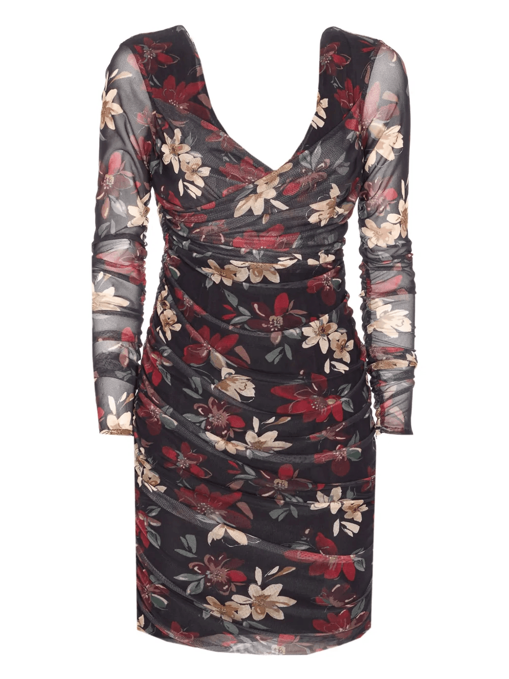 floral long-sleeve dress - Image 1