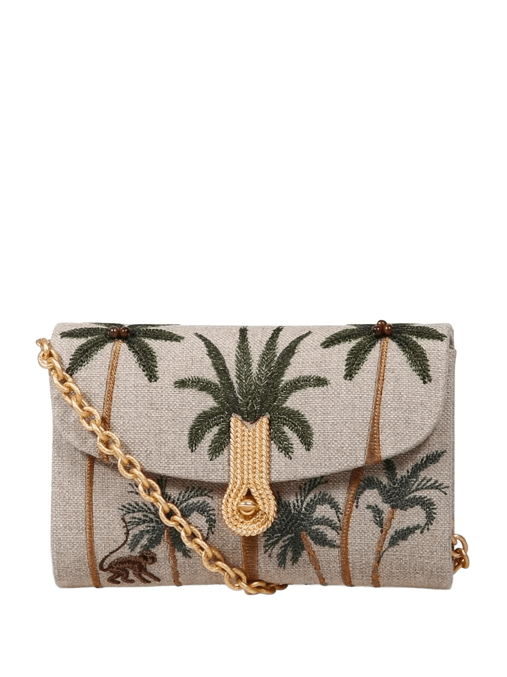 Queen Mid Monkey clutch bag - Image 1