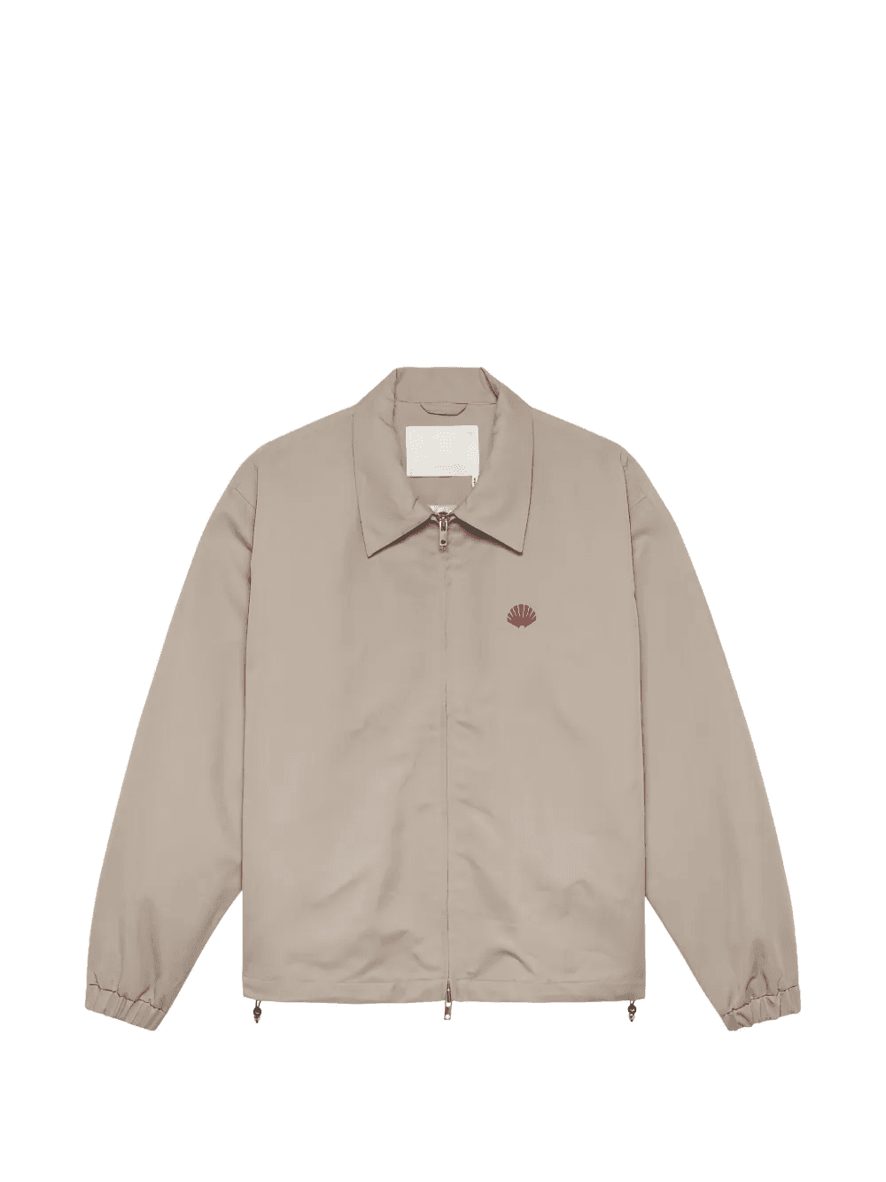 logo-embroidered zip jacket - Image 1