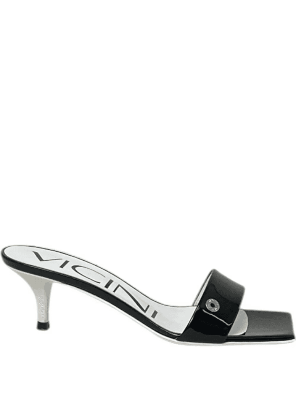 square-toe heeled sandals - Image 1