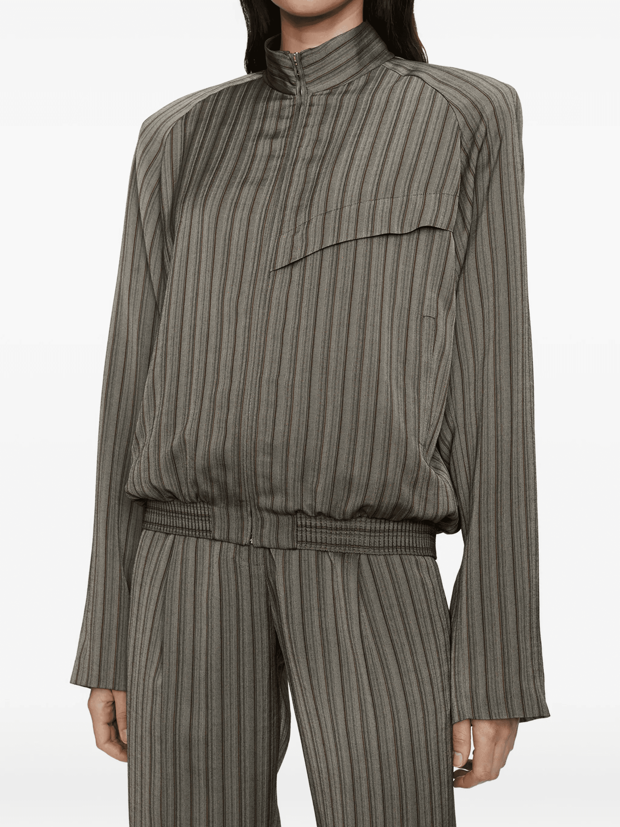 Reyer striped bomber jacket - Image 1