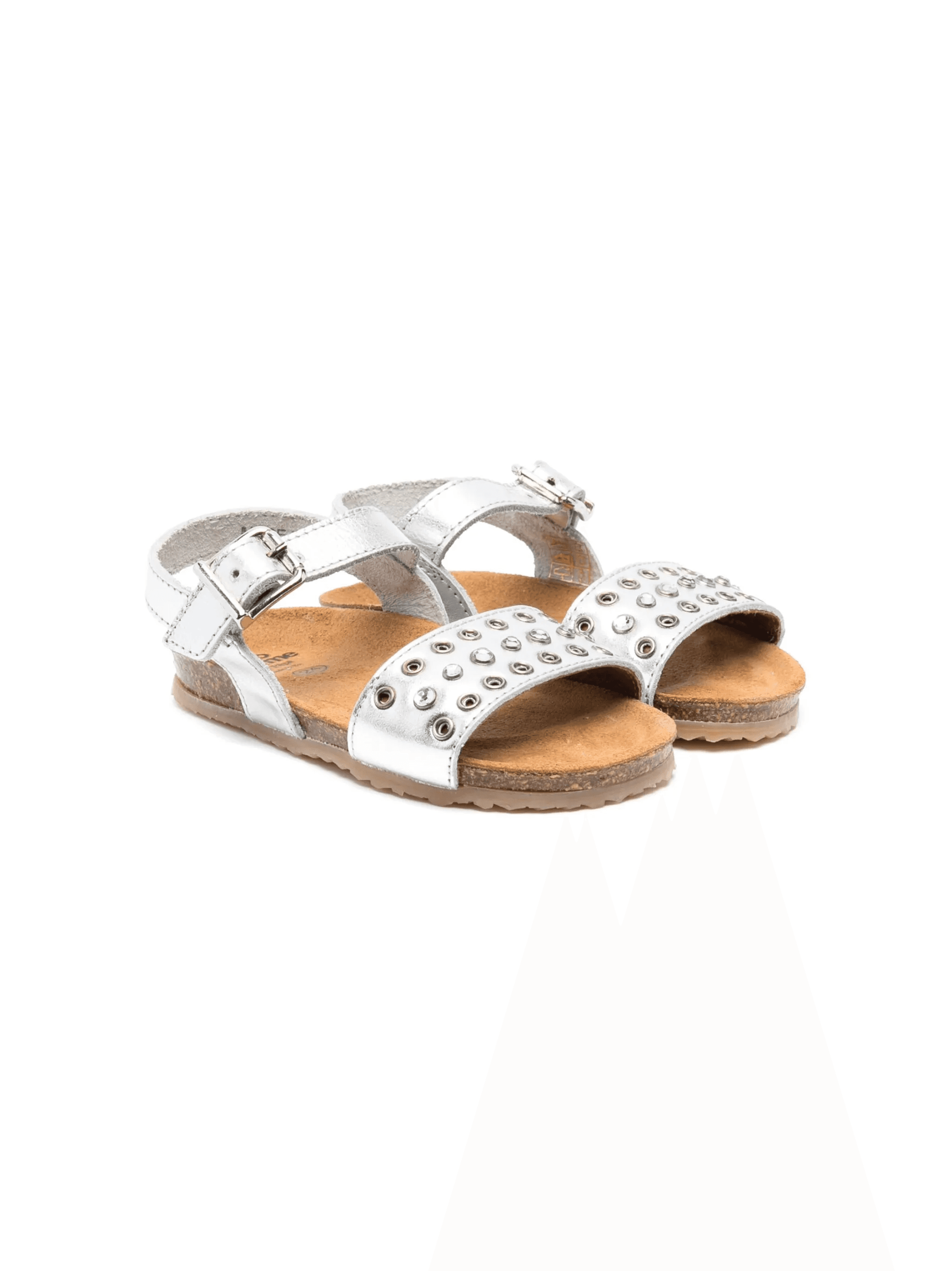 crystal-embellished leather sandals - Image 1