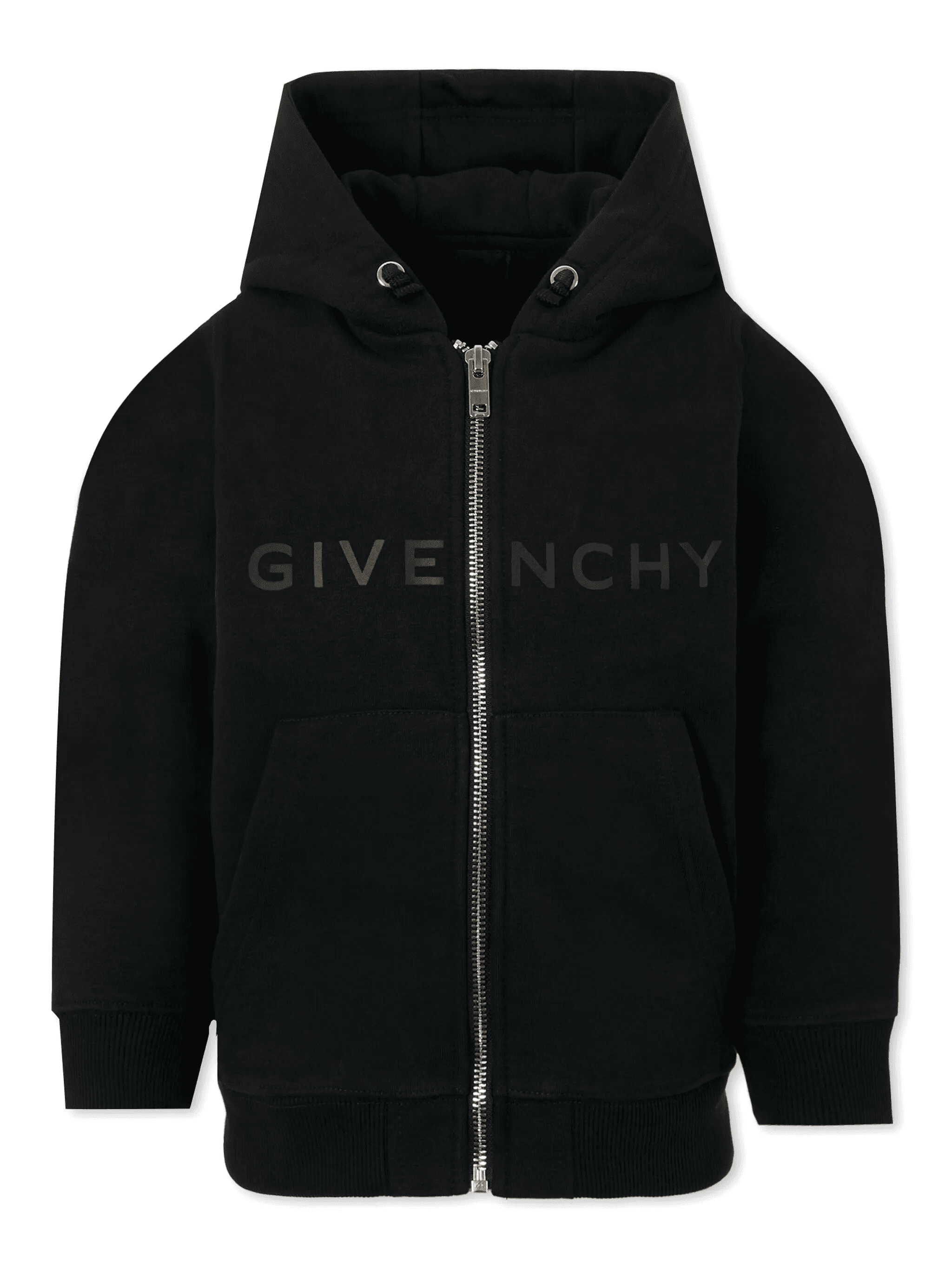 logo-print zip-up hoodie - Image 1