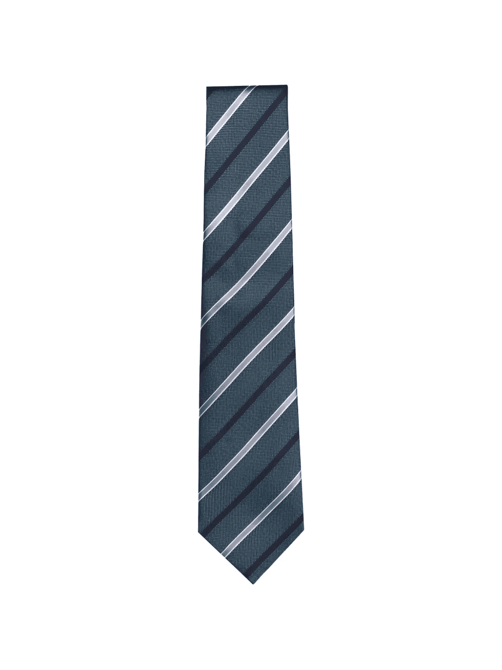 pointed striped tie - Image 1