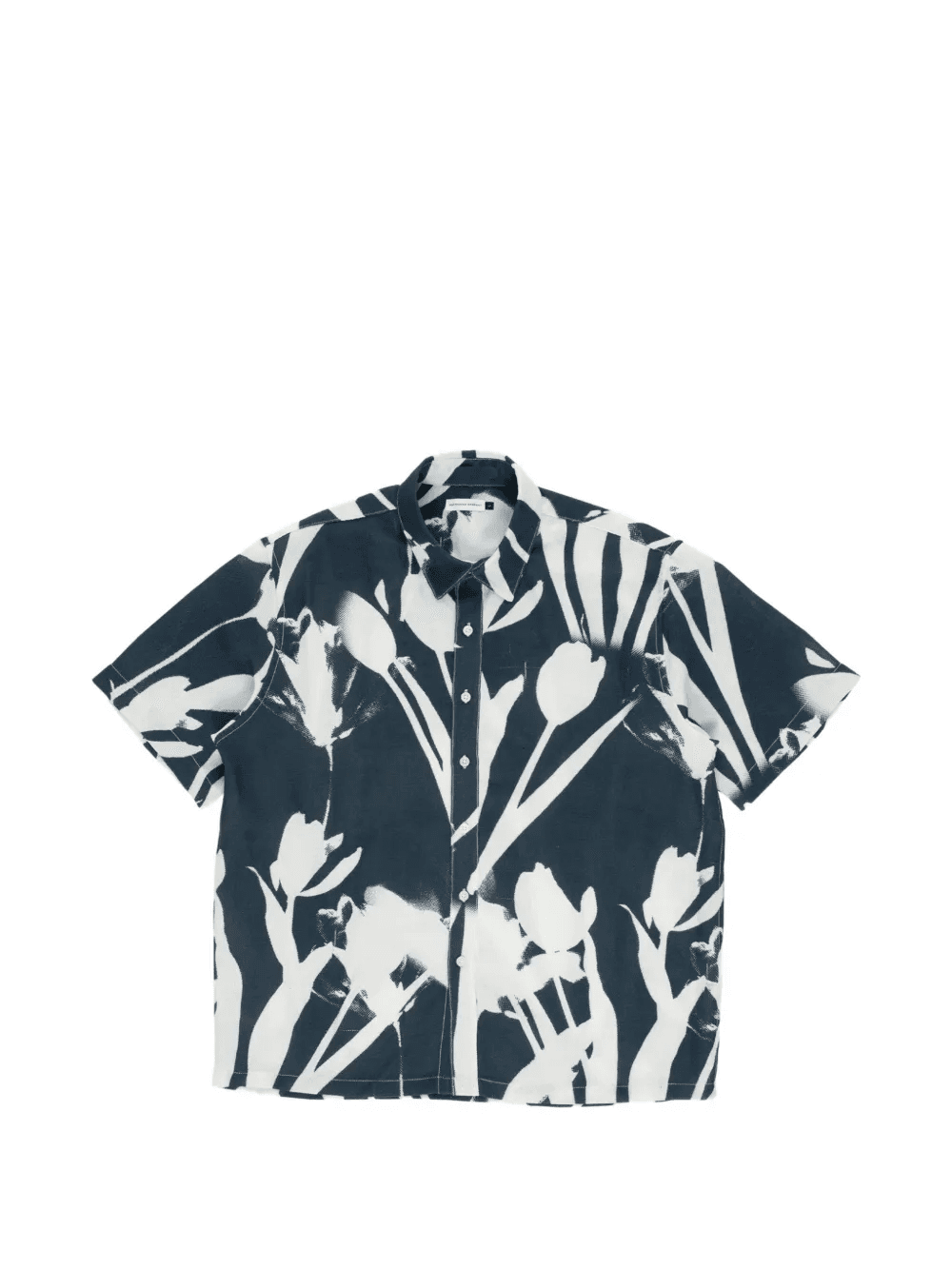 tulip print short sleeve shirt - Image 1